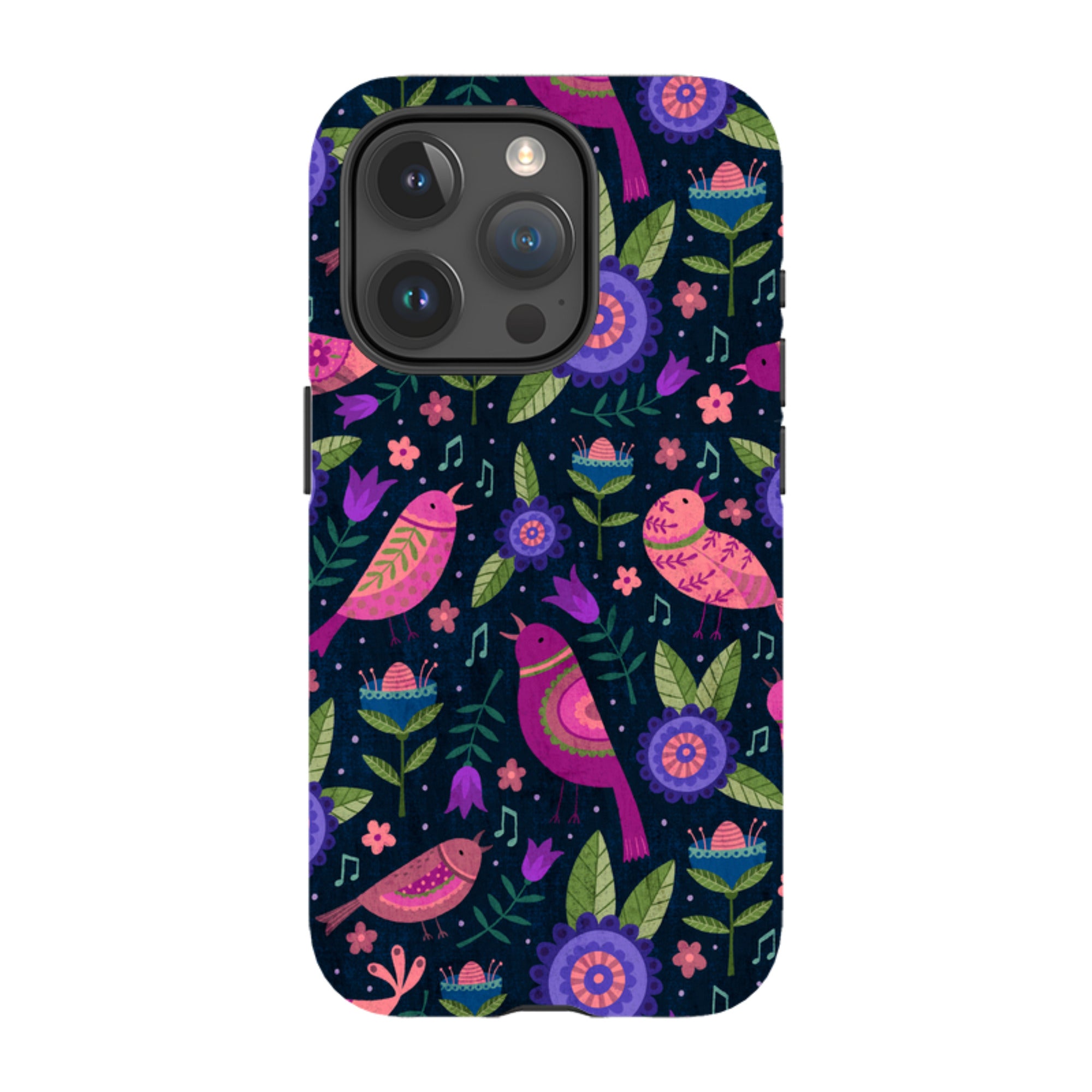iPhone Tough Case - Bird Pattern VI By Suzy Taylor