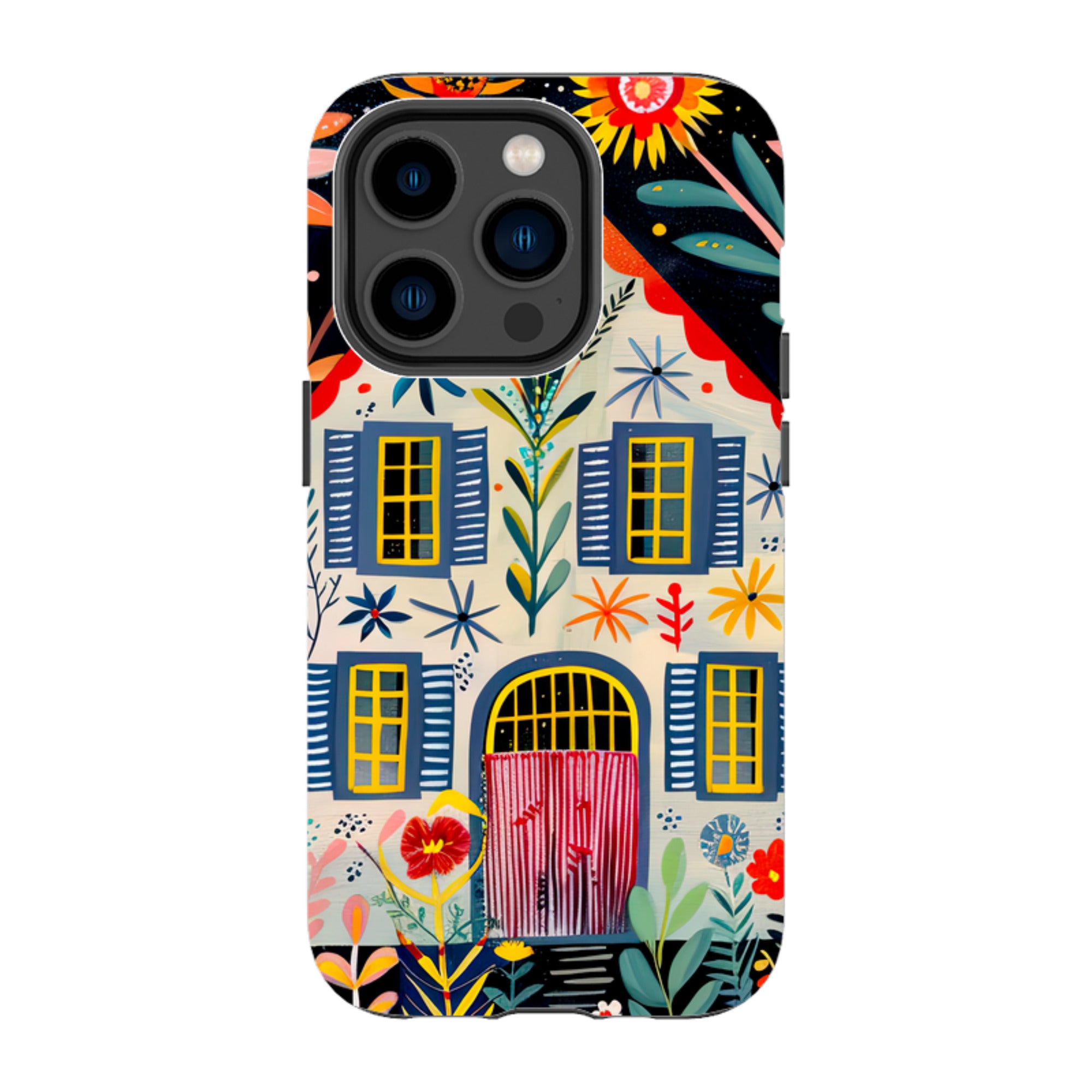 iPhone Case - Folk Art House X