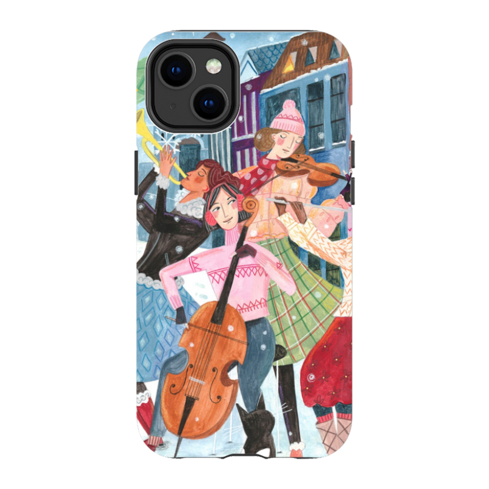 iPhone MagSafe Tough Case -  Musical Winter By Caroline Bonne Muller