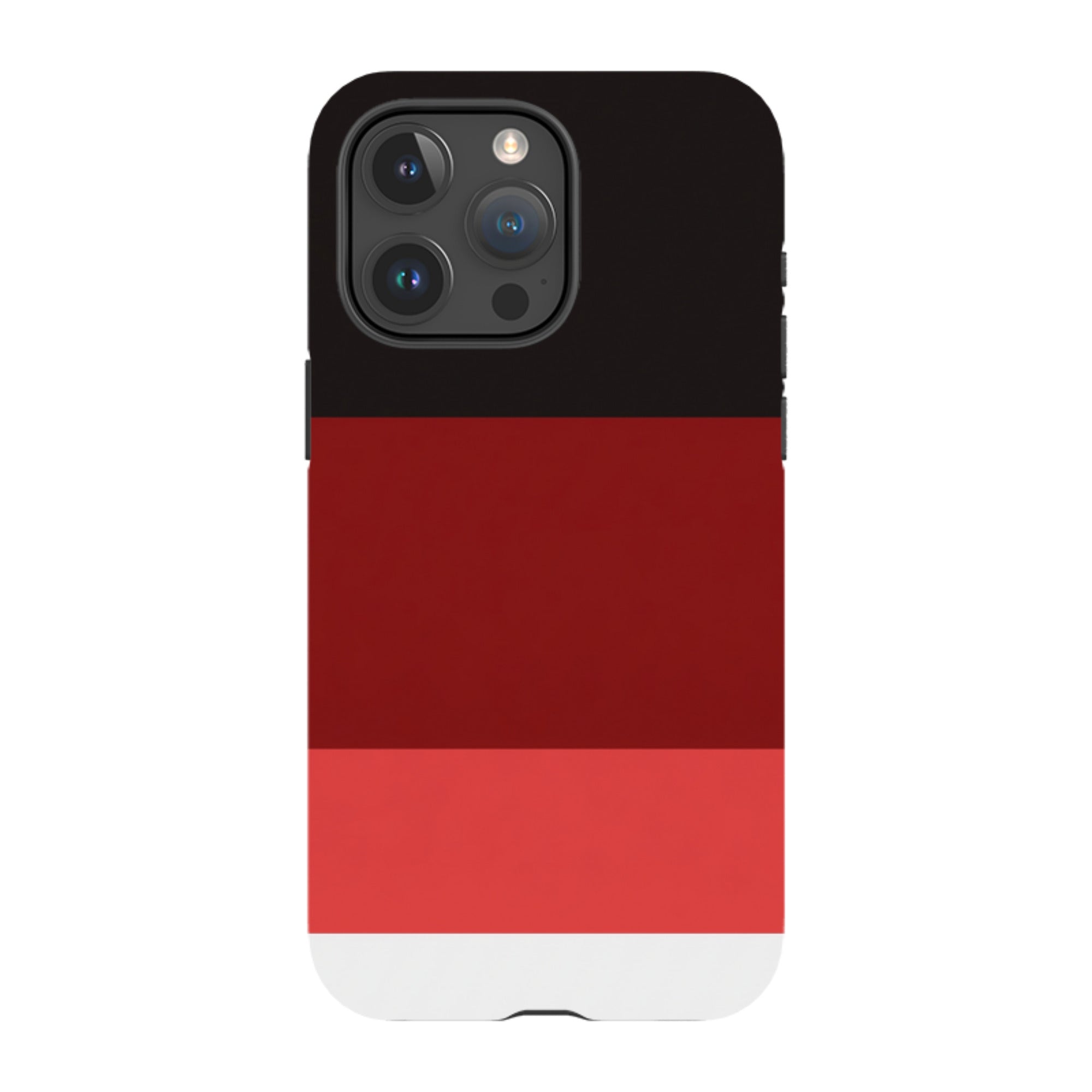 iPhone Tough Case - Crimson and Black Gradient
