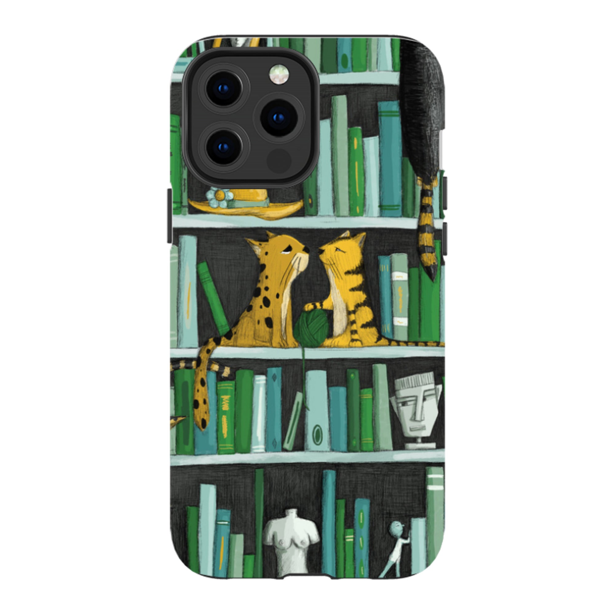 iPhone Tough Case - Library Friends By Maja Lindberg
