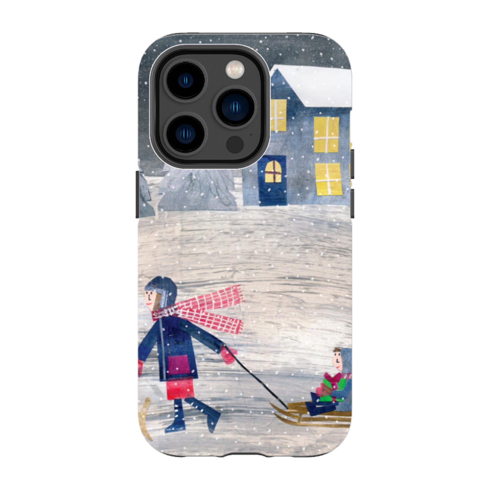 iPhone Tough Case - Sledging By Tracey English