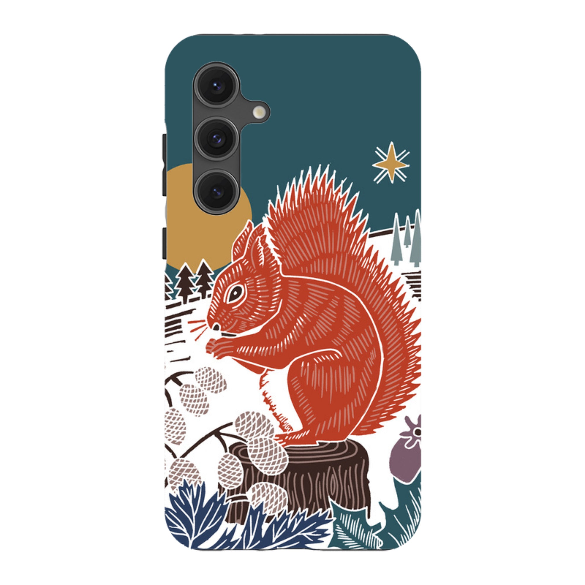Samsung Tough Case - Winter Squirrel By Kate Heiss