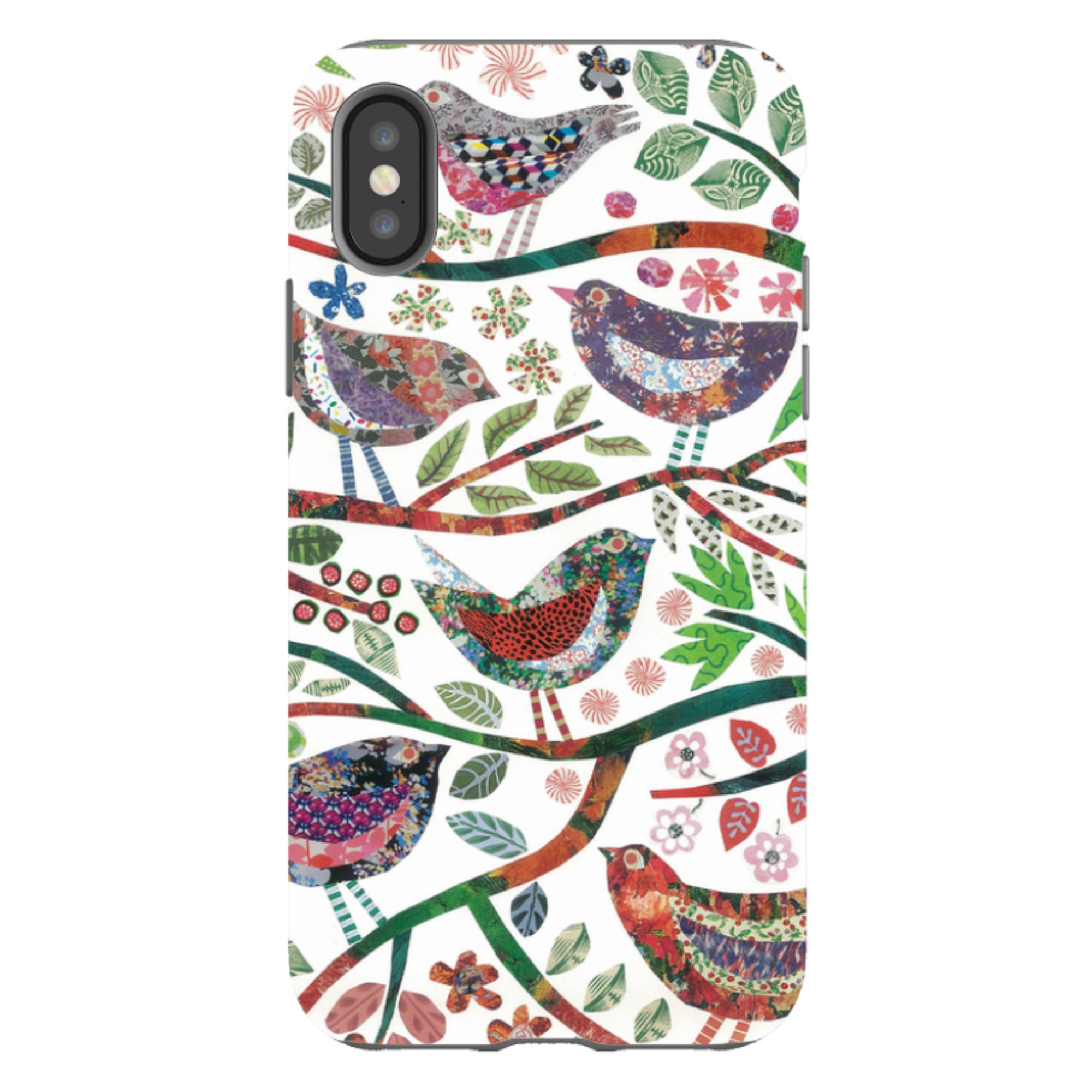 iPhone Tough Case - Vintage Birds By Jane Robbins