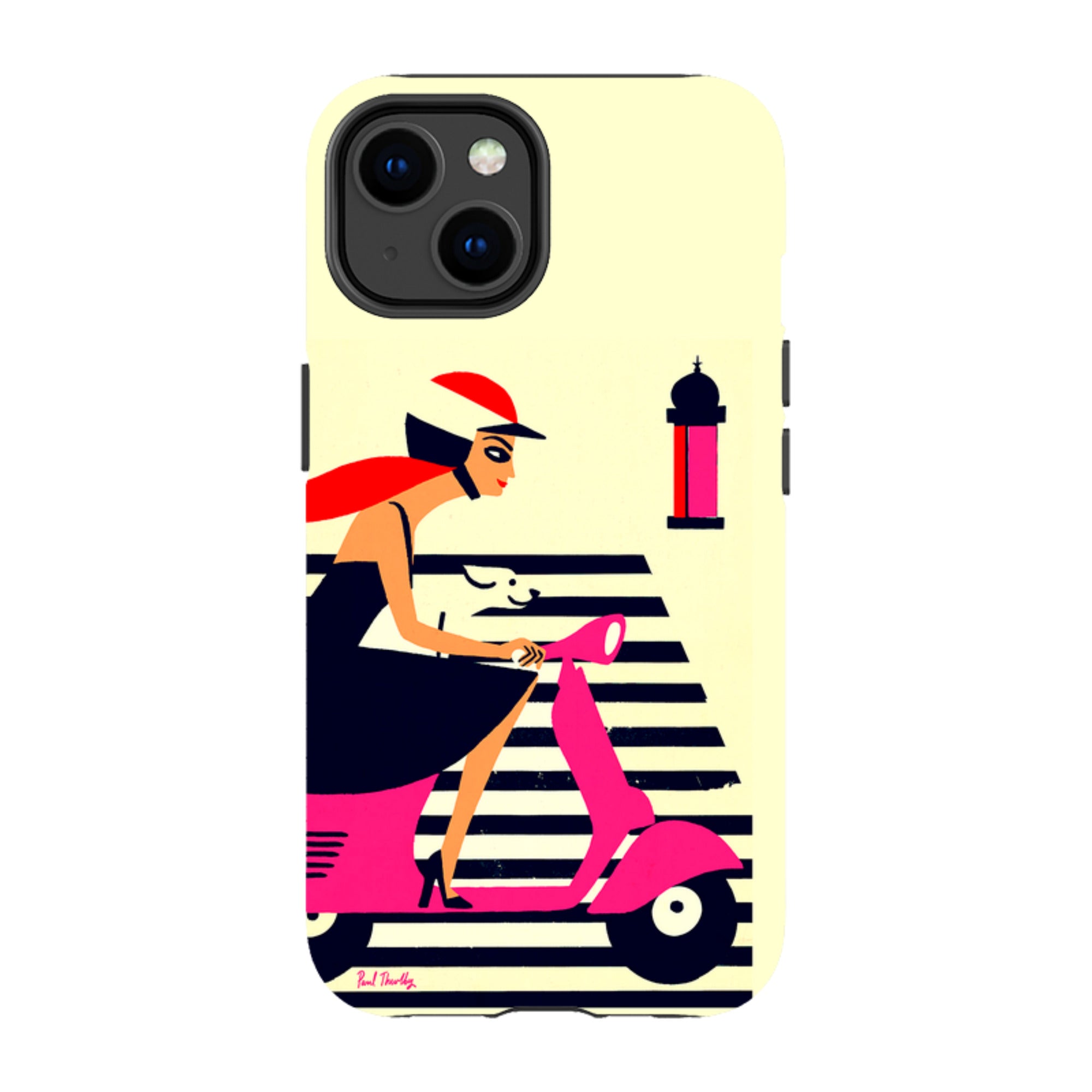 iPhone Tough Case - Vespa By Paul Thurlby