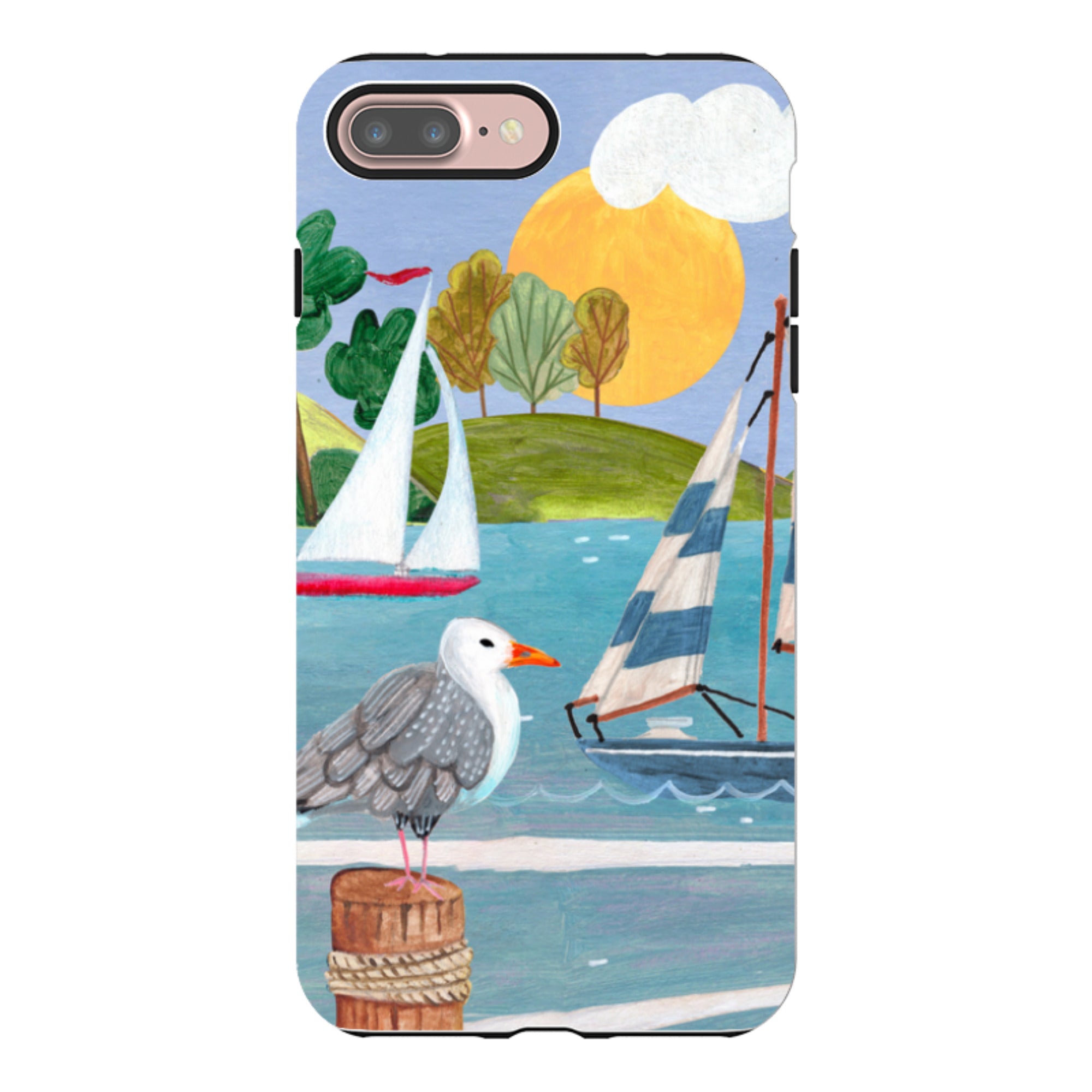 iPhone Tough Case - Sailing By Caroline Bonne Muller