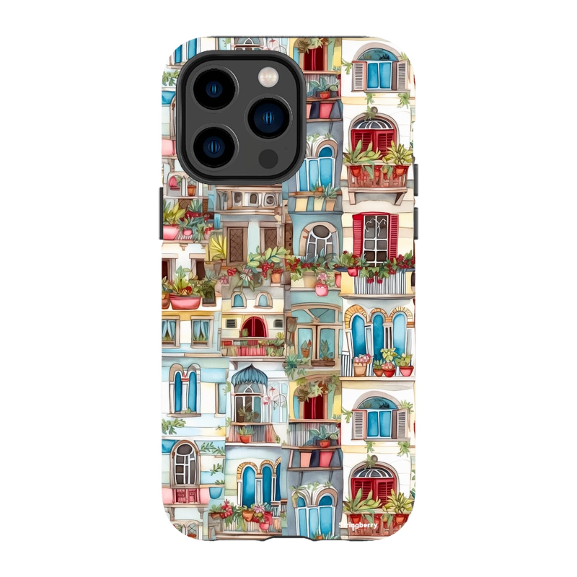 iPhone Tough Case - Floral Balcony II