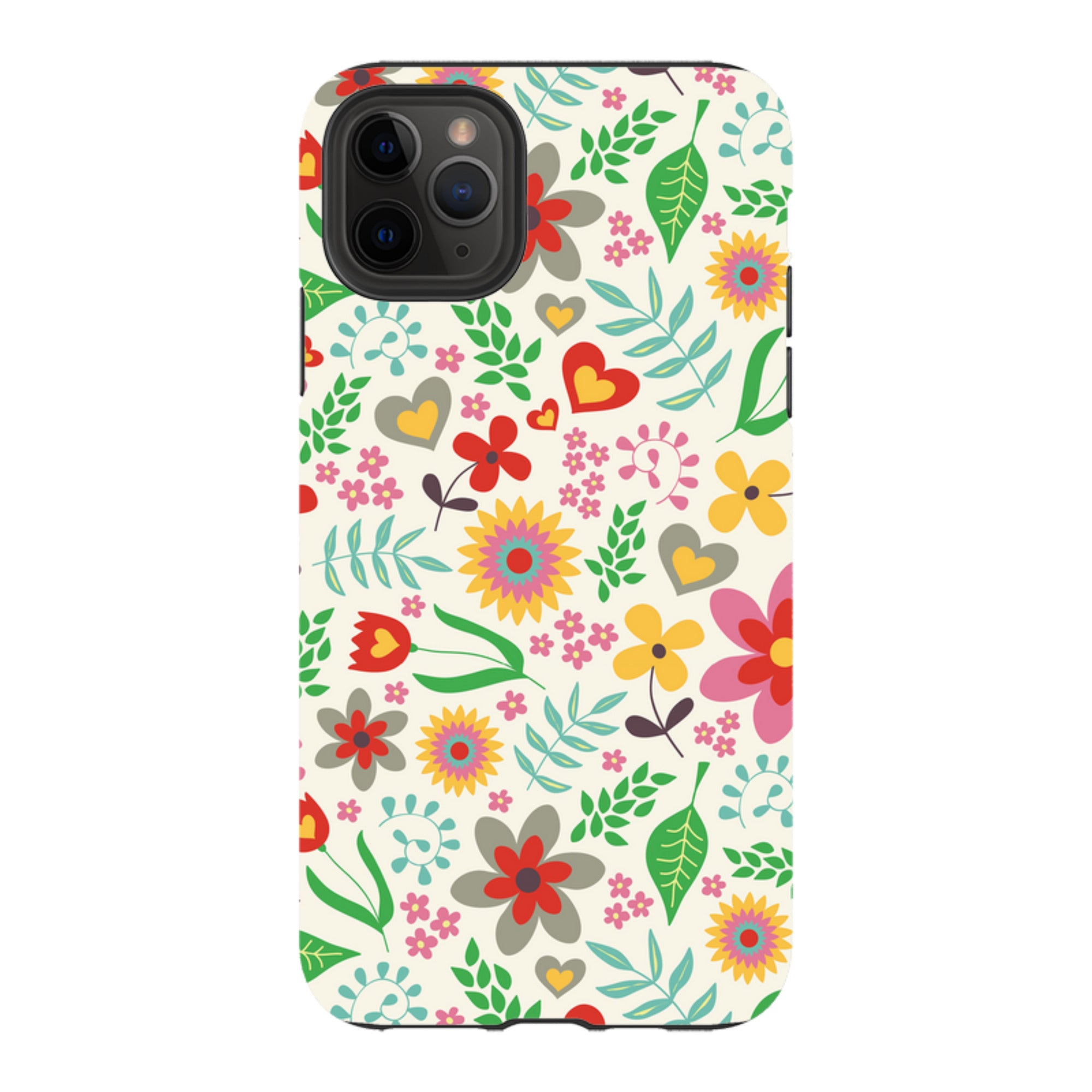iPhone Tough Case - Folky Floral By Suzy Taylor