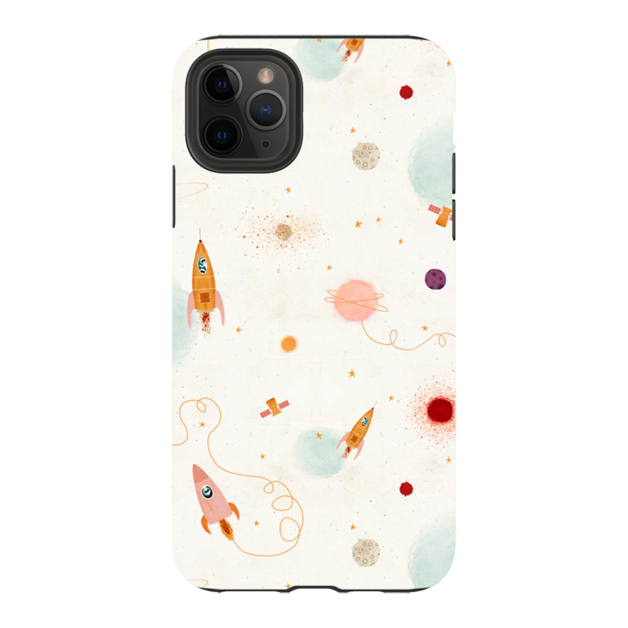 iPhone Tough Case - Rockets Cream By Katherine Quinn