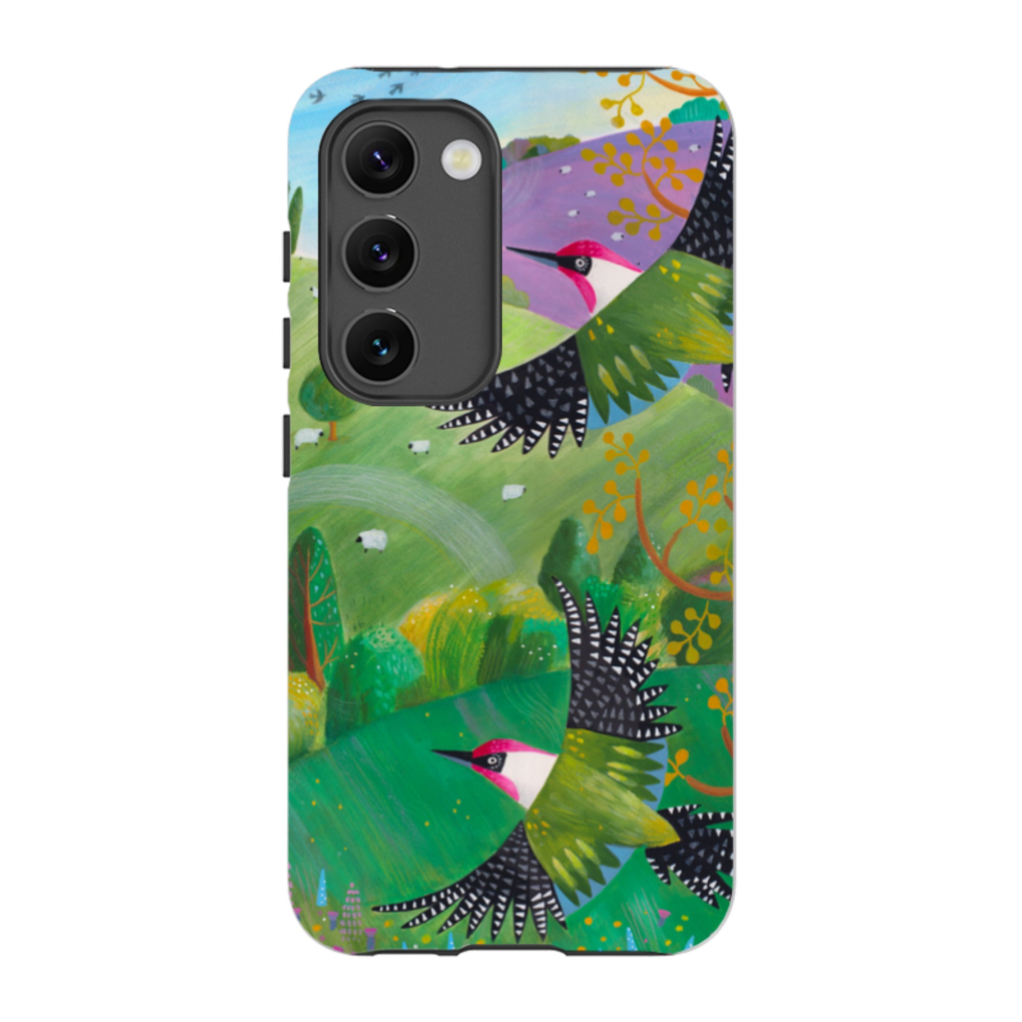 Samsung Tough Case - Woodpeckers By Bex Parkin