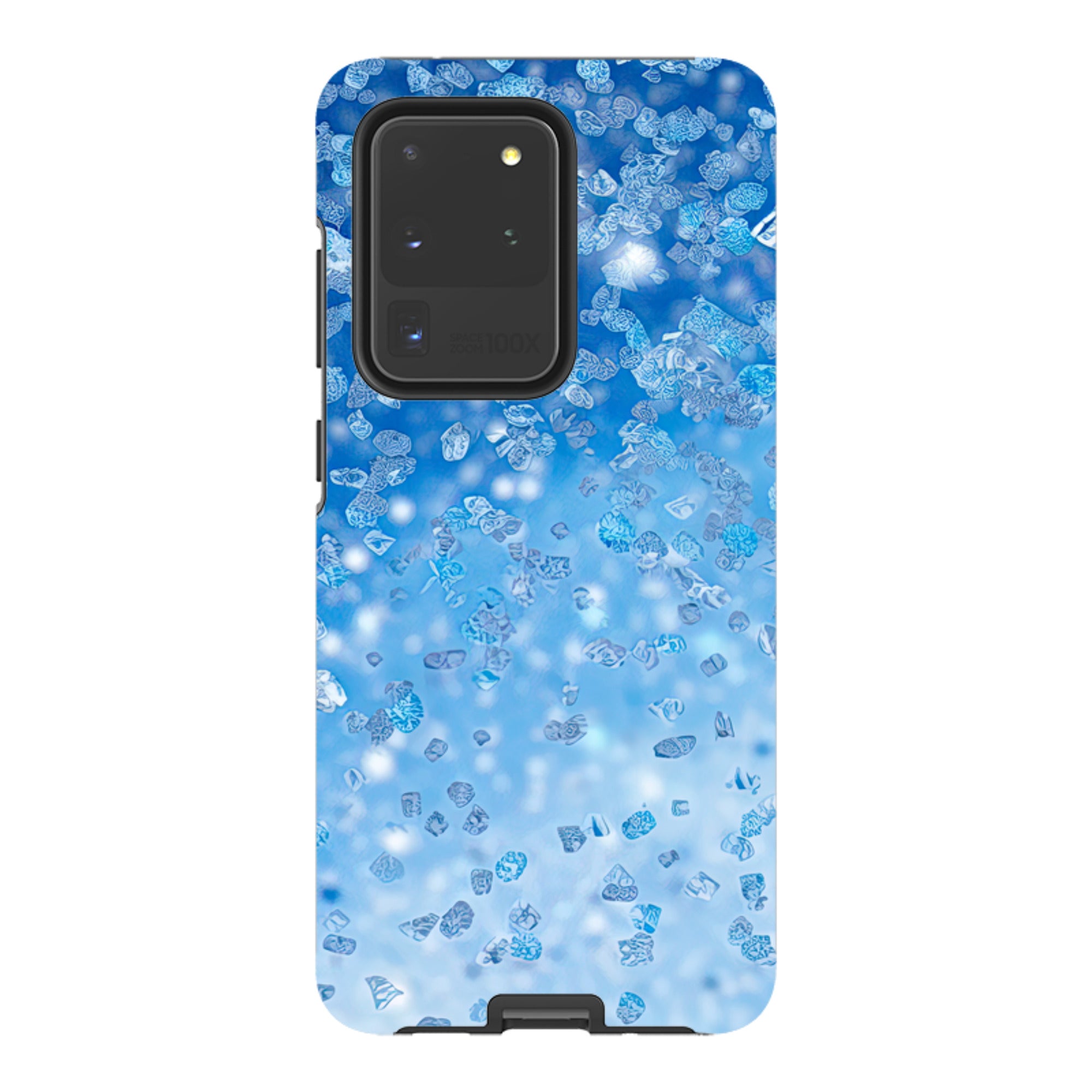 Samsung Tough Case - Blue Glitter (Case Does Not Glitter)