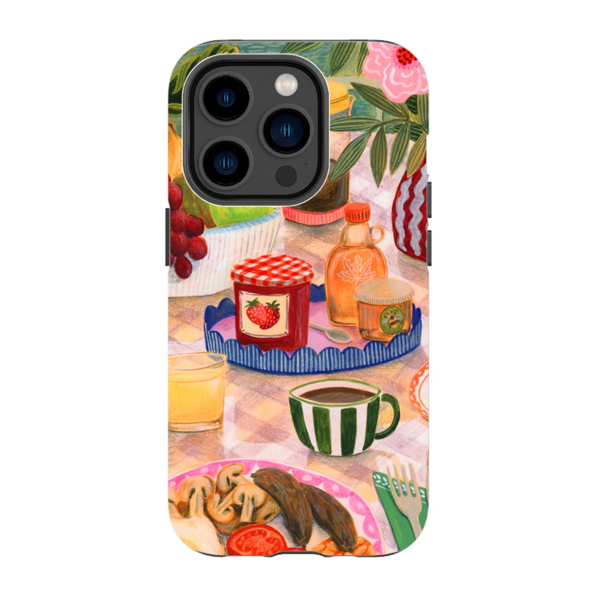 iPhone Tough Case - Holiday Breakfast By Lee Foster Wilson