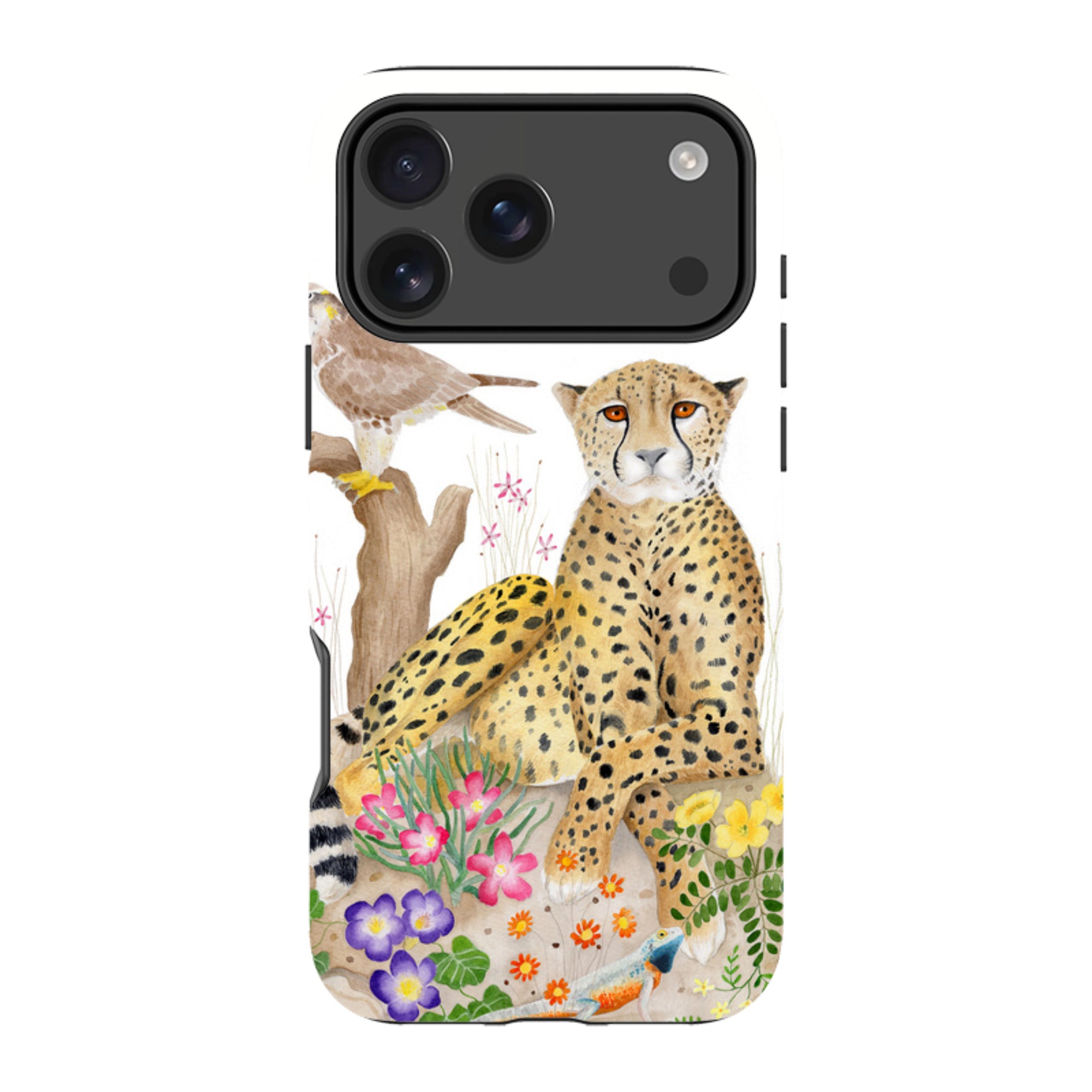 iPhone Tough Case - Botswana Cheetah By Bex Parkin