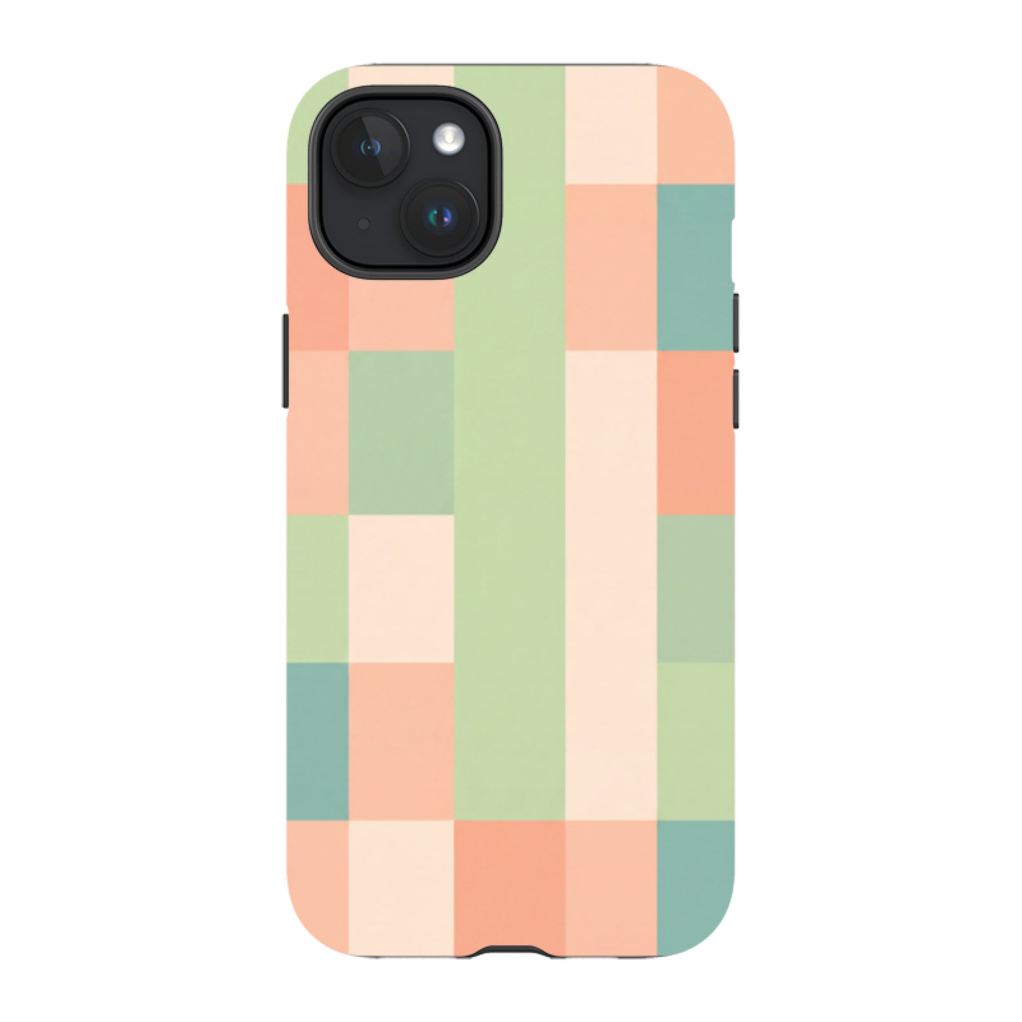 iPhone MagSafe Tough Case - Pastel Gingham