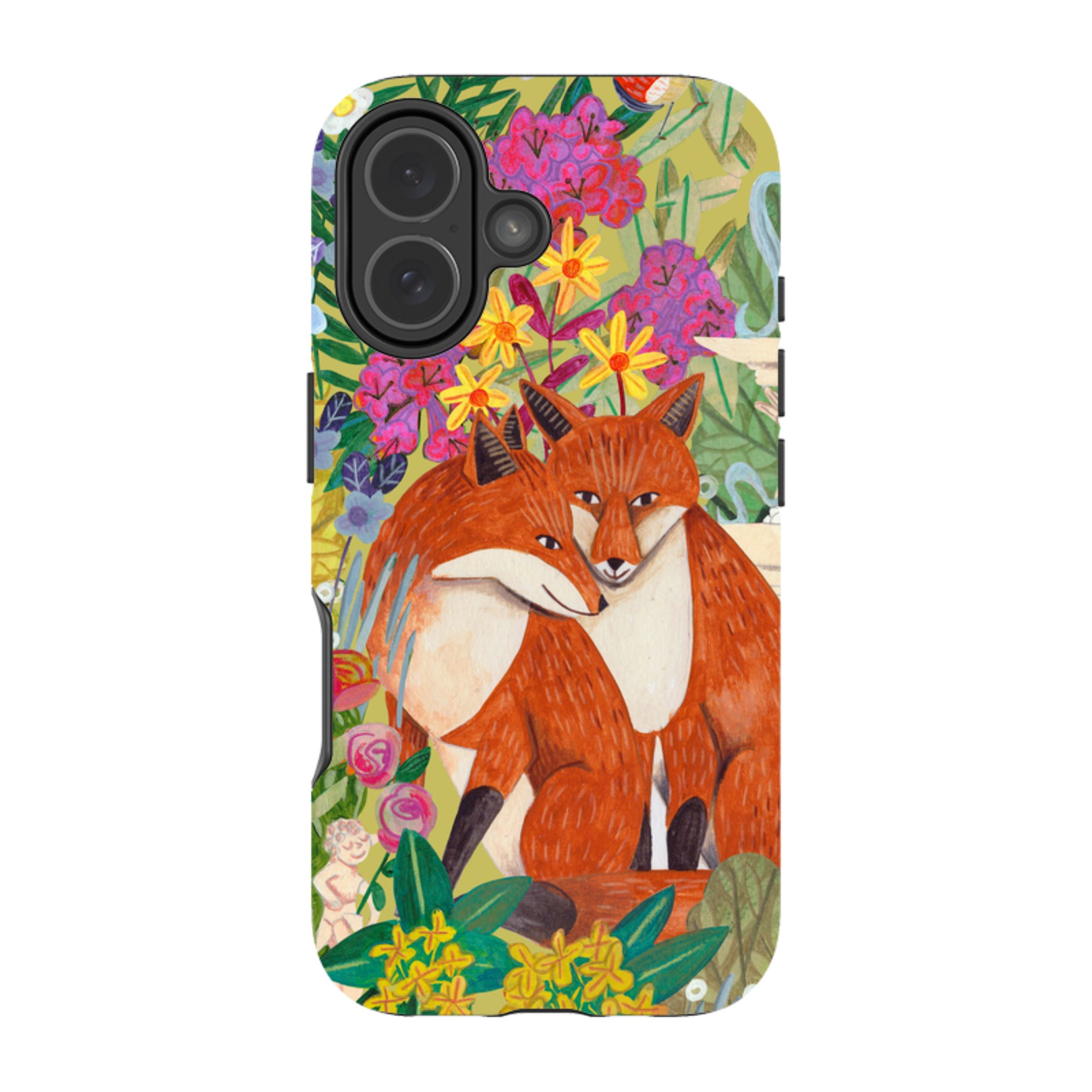 iPhone MagSafe Tough Case -  Foxes By Caroline Bonne Muller
