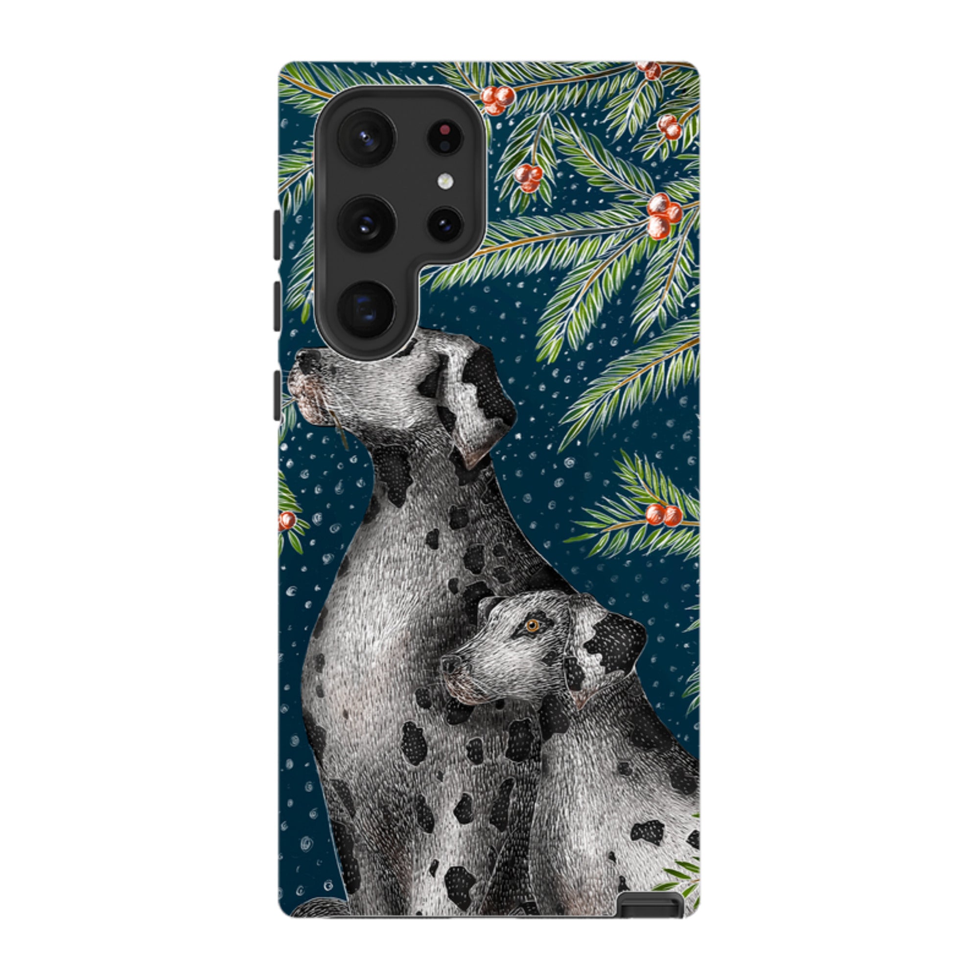 Samsung Tough Case - Christmas Dalmatians By Catherine Rowe