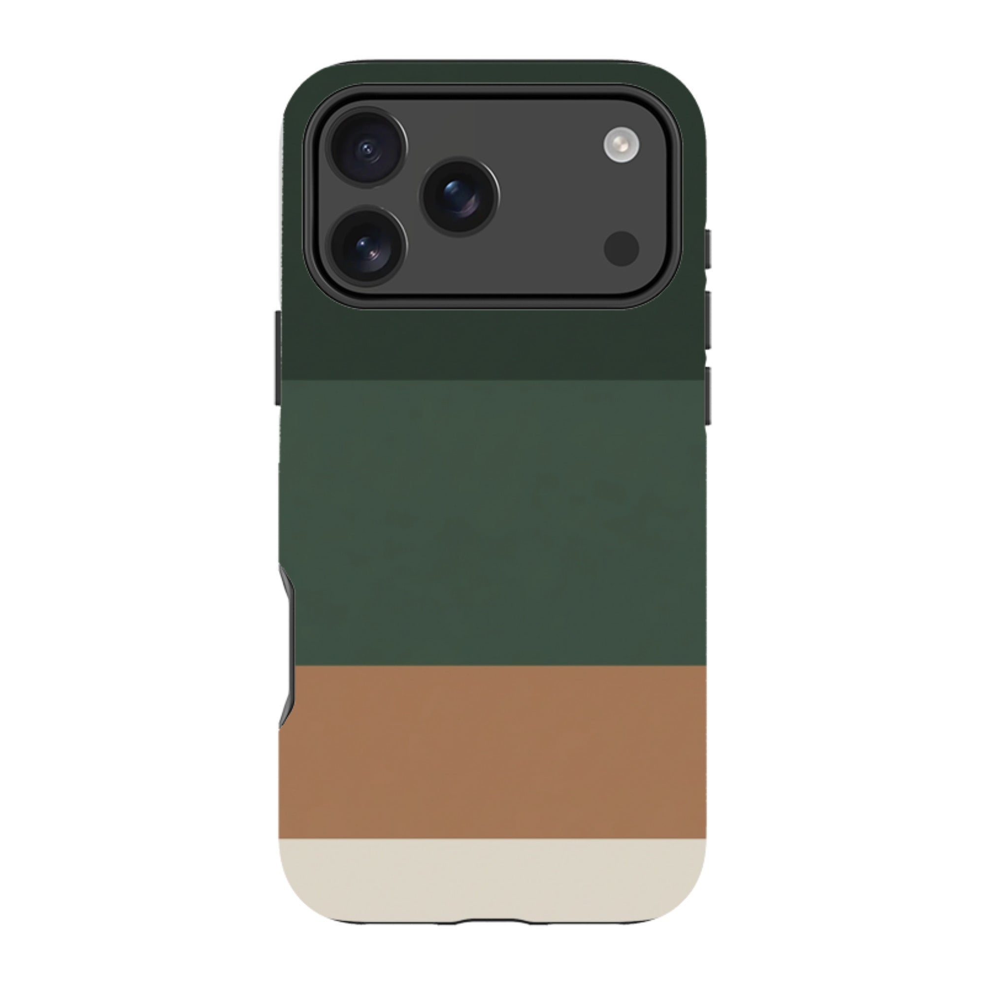 iPhone MagSafe Tough Case - Terracotta and Green Gradient