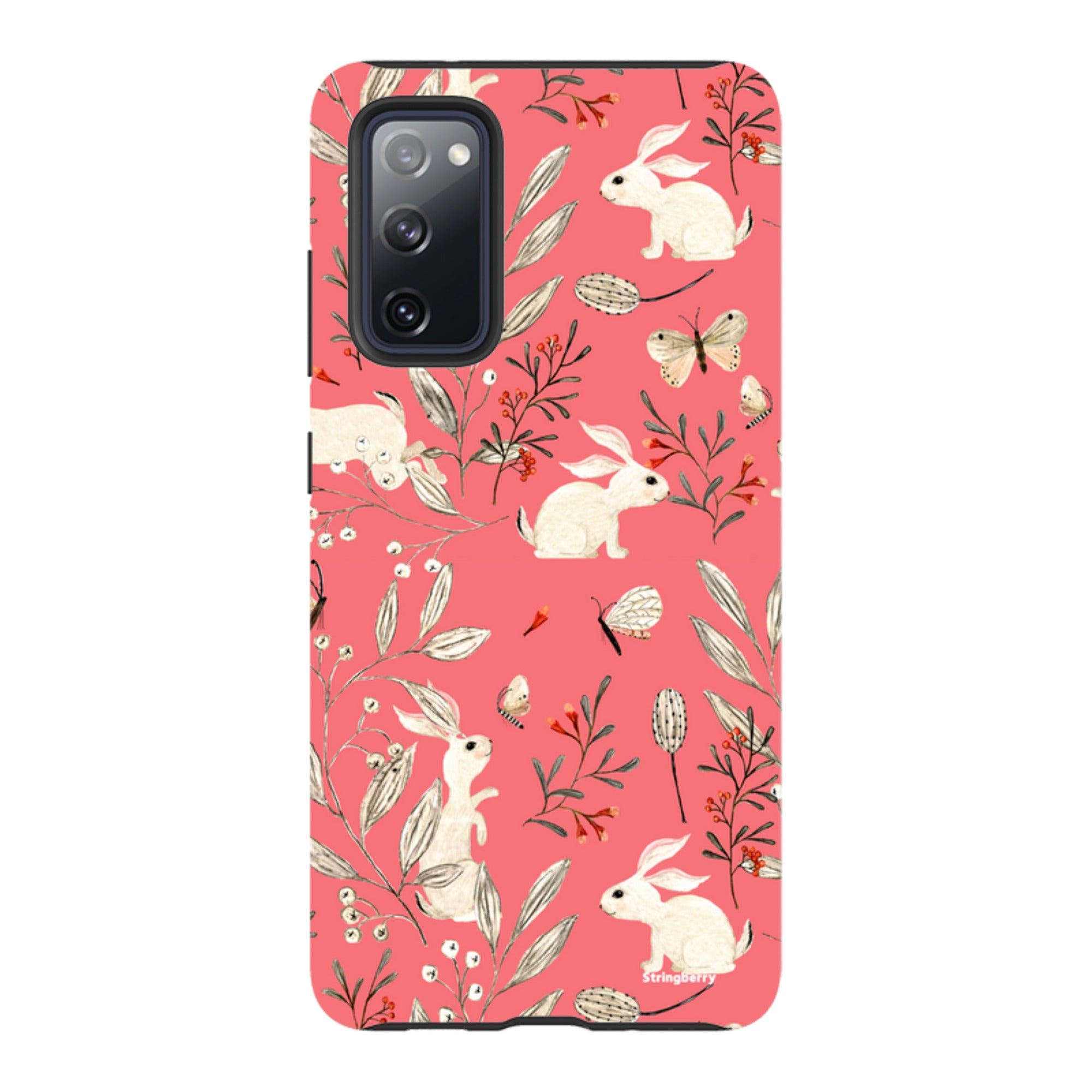 Samsung Tough Case - Bunnies Raspberries By Katherine Quinn