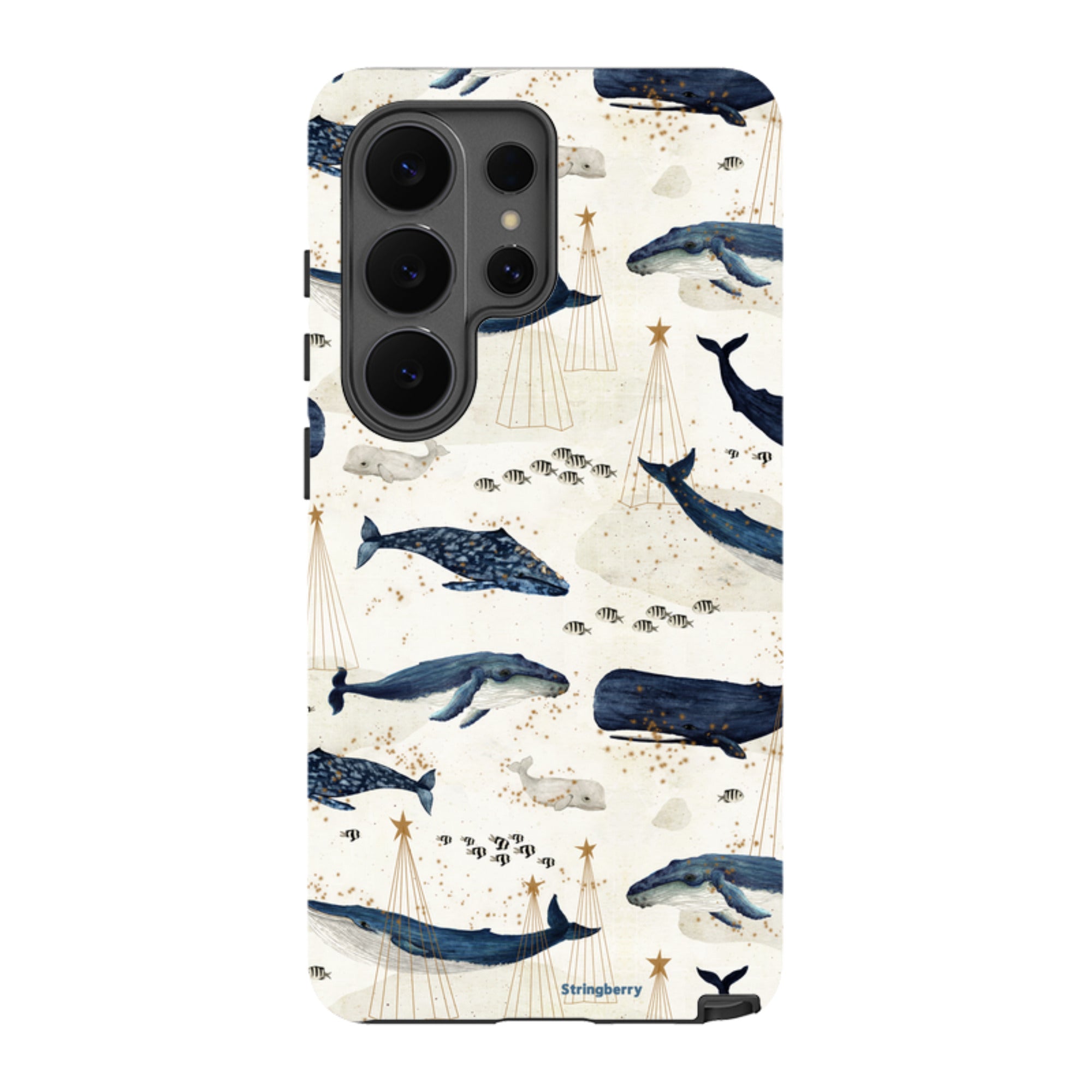 Samsung Tough Case - Christmas Whale III By Katherine Quinn