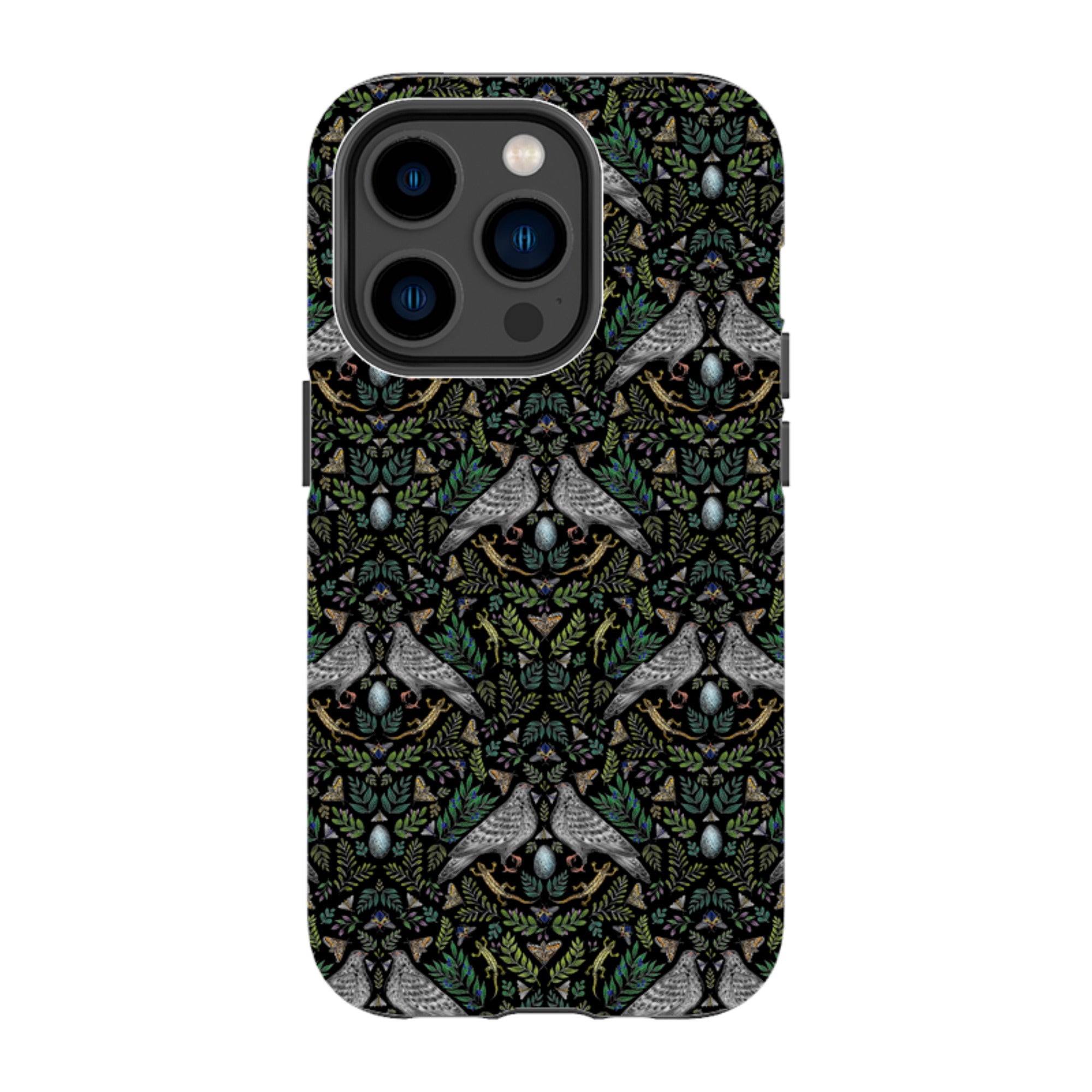 iPhone Tough Case - Dove Pattern By Catherine Rowe