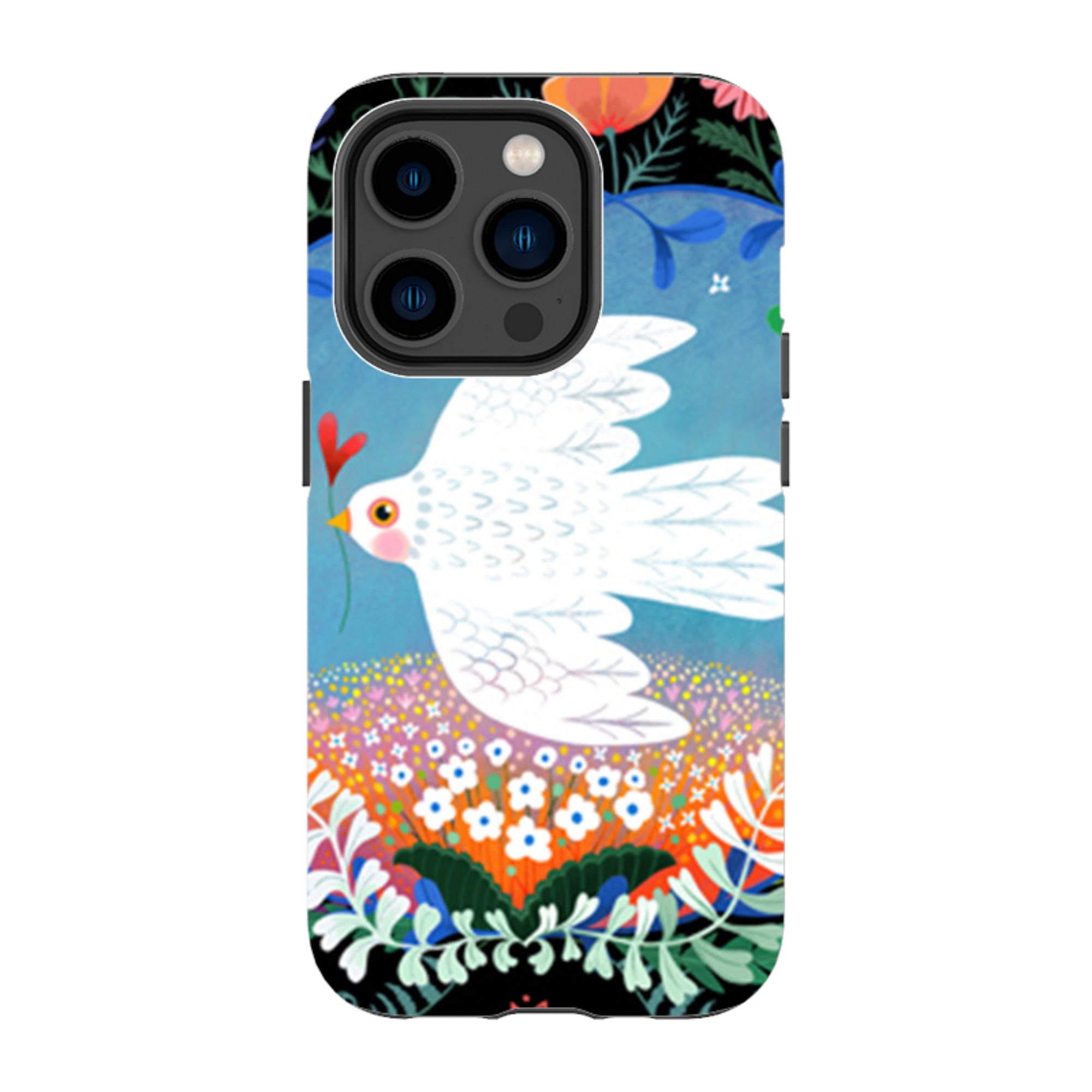 iPhone Tough Case - Peacebird By Mia Underwood