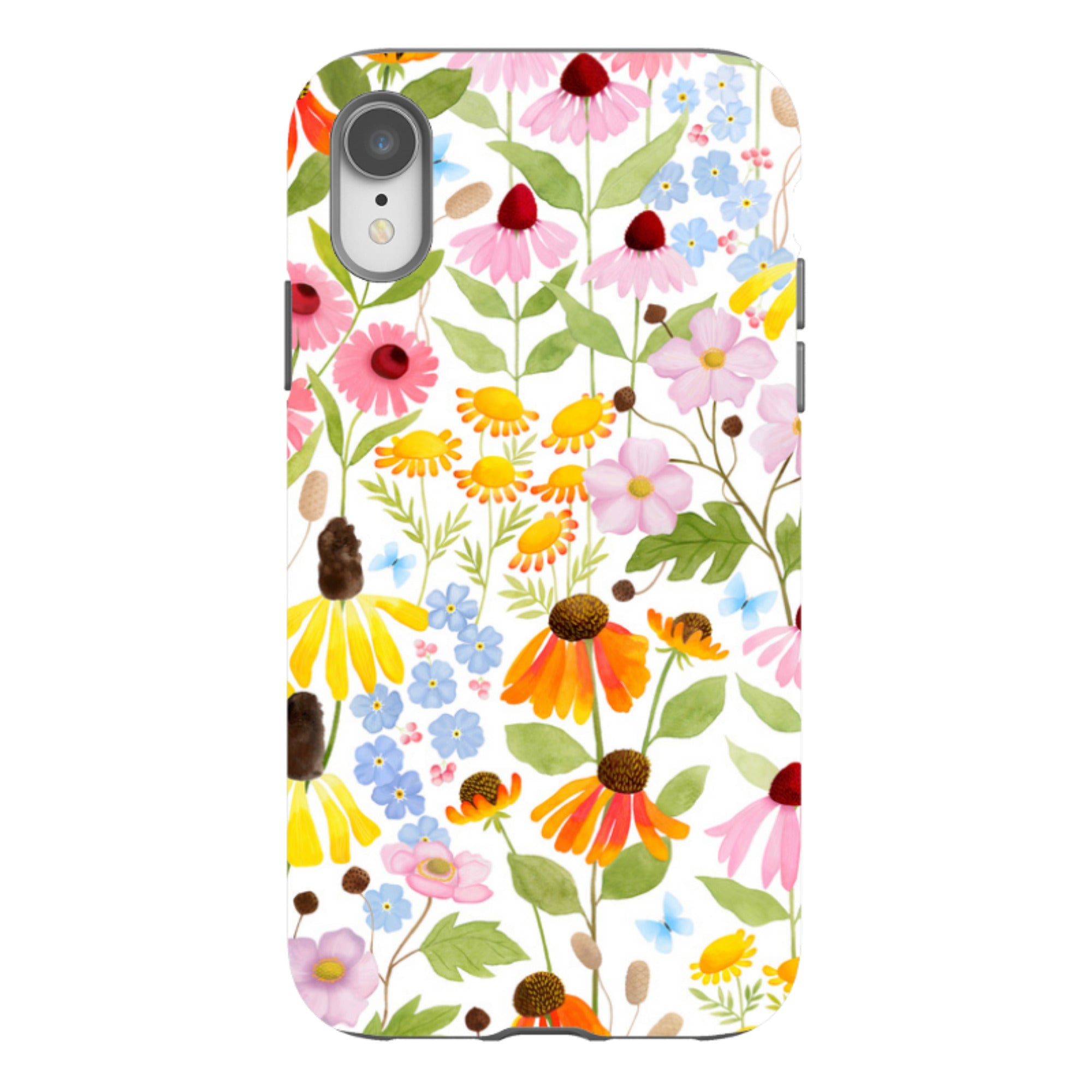 iPhone Tough Case - Wildflower Pattern By Bex Parkin