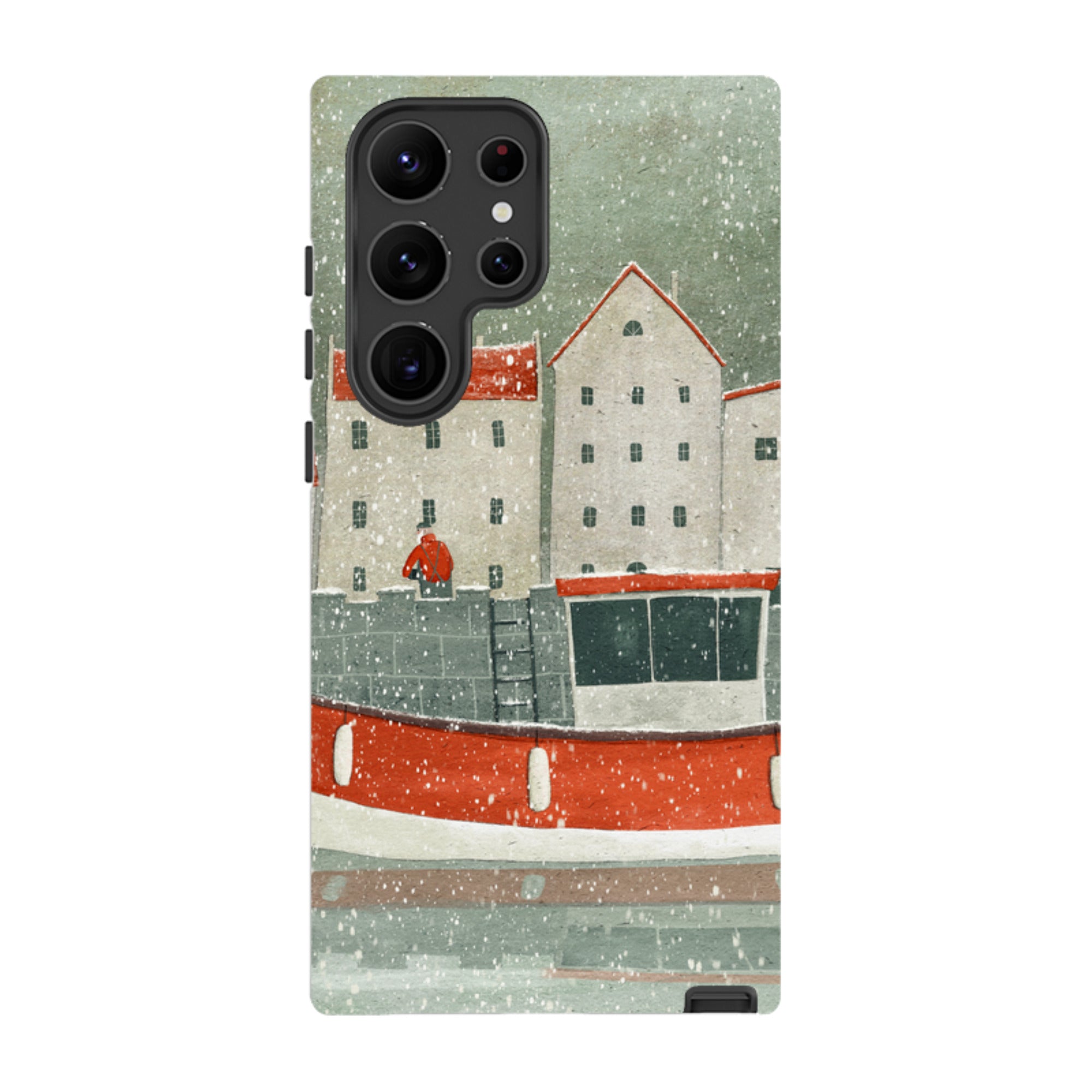 Samsung Tough Case - Christmas Harbour By Maja Lindberg
