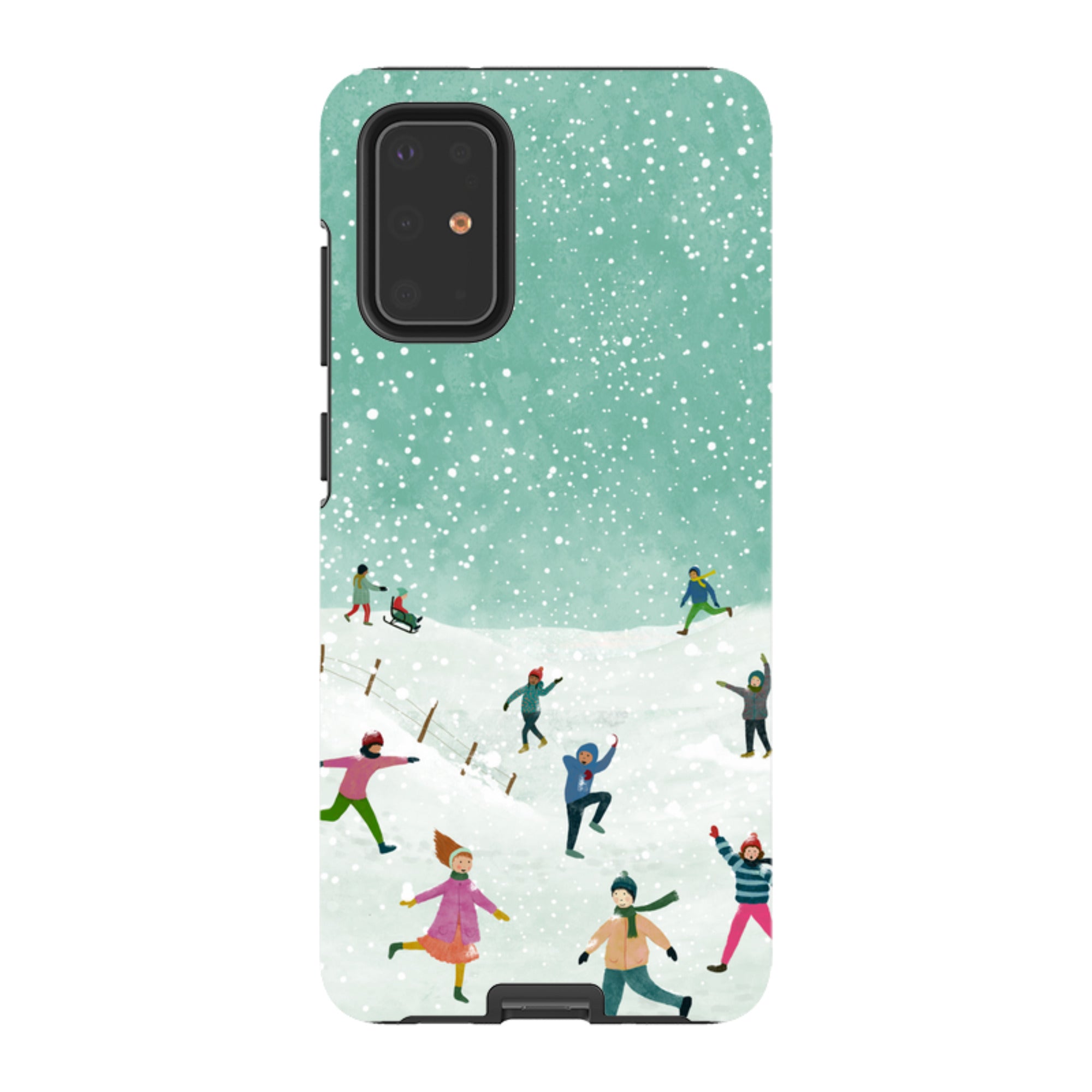 Samsung Tough Case - Snowball Fight By Katherine Quinn
