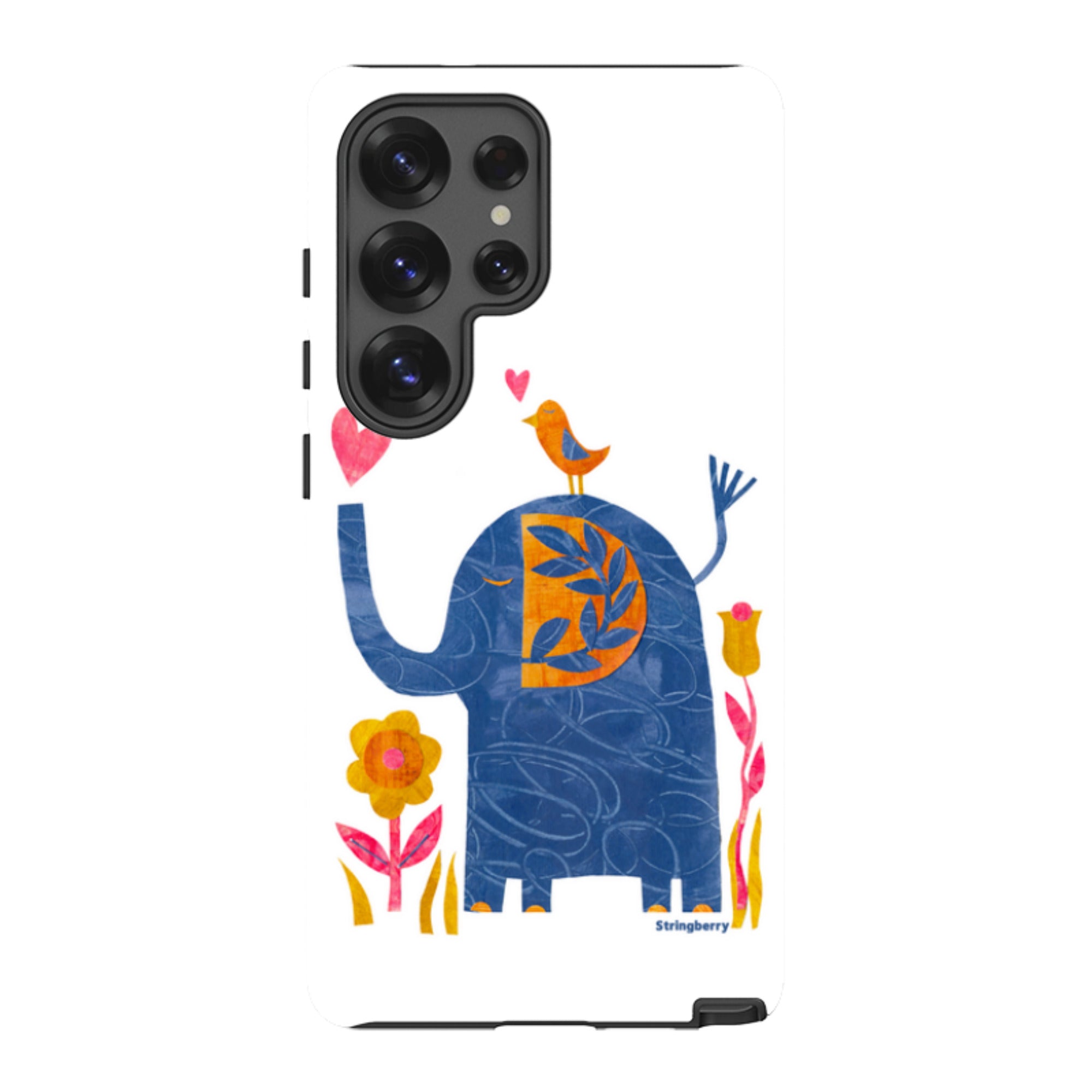 Samsung Tough Case - Elephant In Love By Tracey English