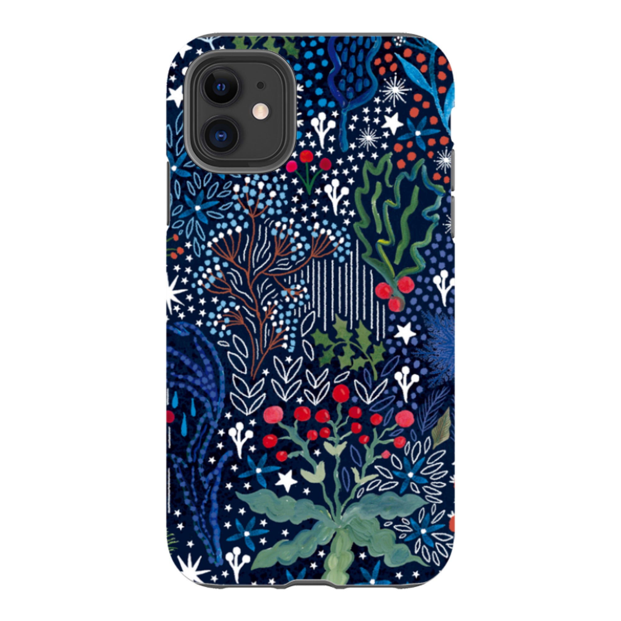 iPhone Tough Case - Winter Flowers I By Emma Frances Grant