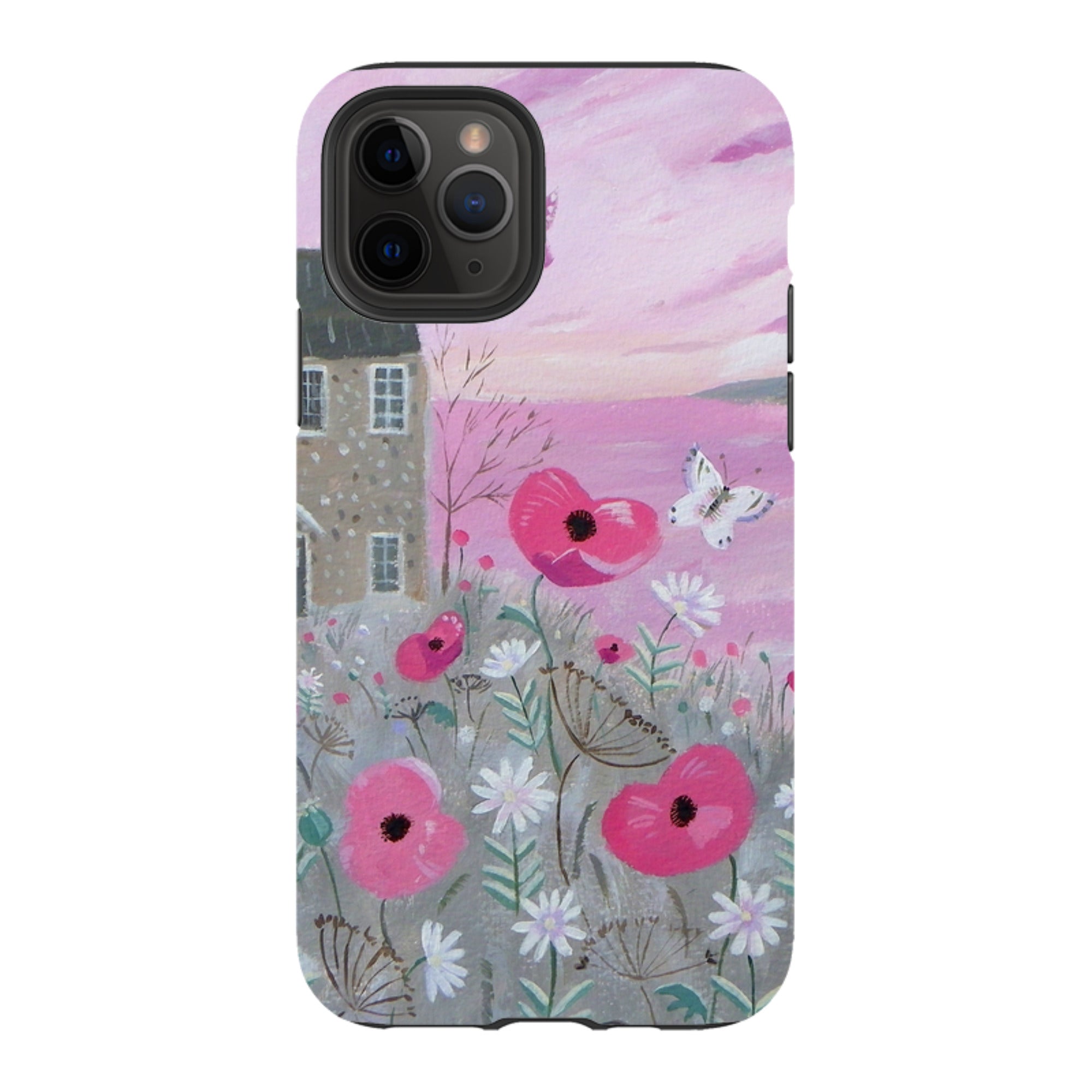 iPhone Tough Case - Seaside Flowers By Mary Stubberfield