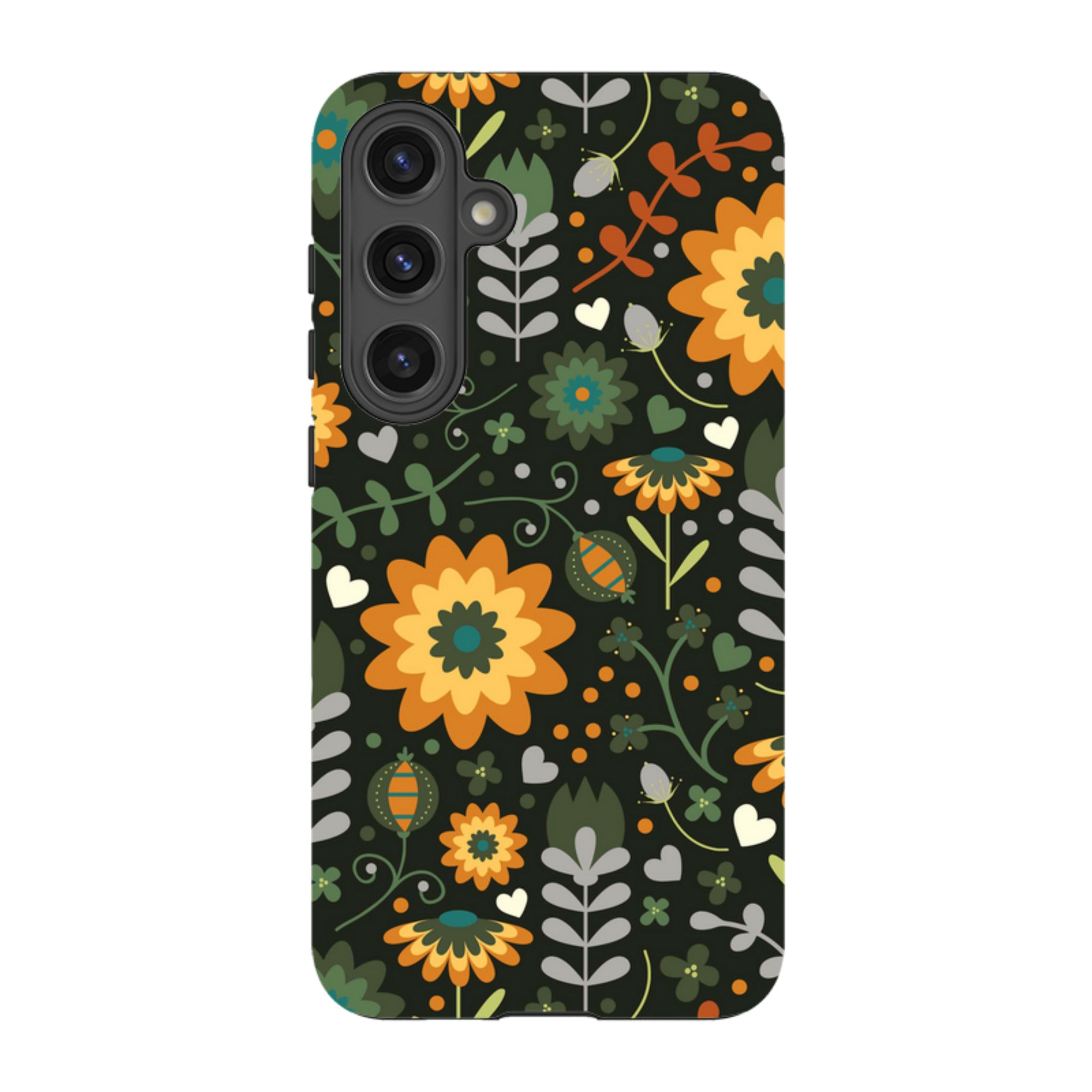 Samsung Tough Case - Dark Floral By Suzy Taylor