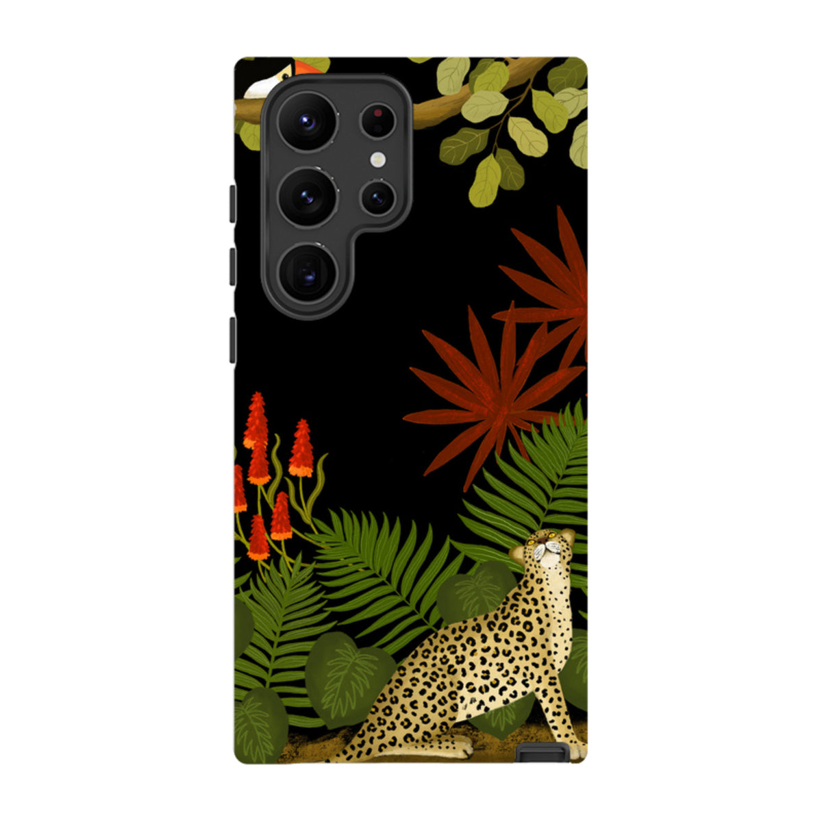 Samsung Tough Case - Toucan Leopard By Bex Parkin
