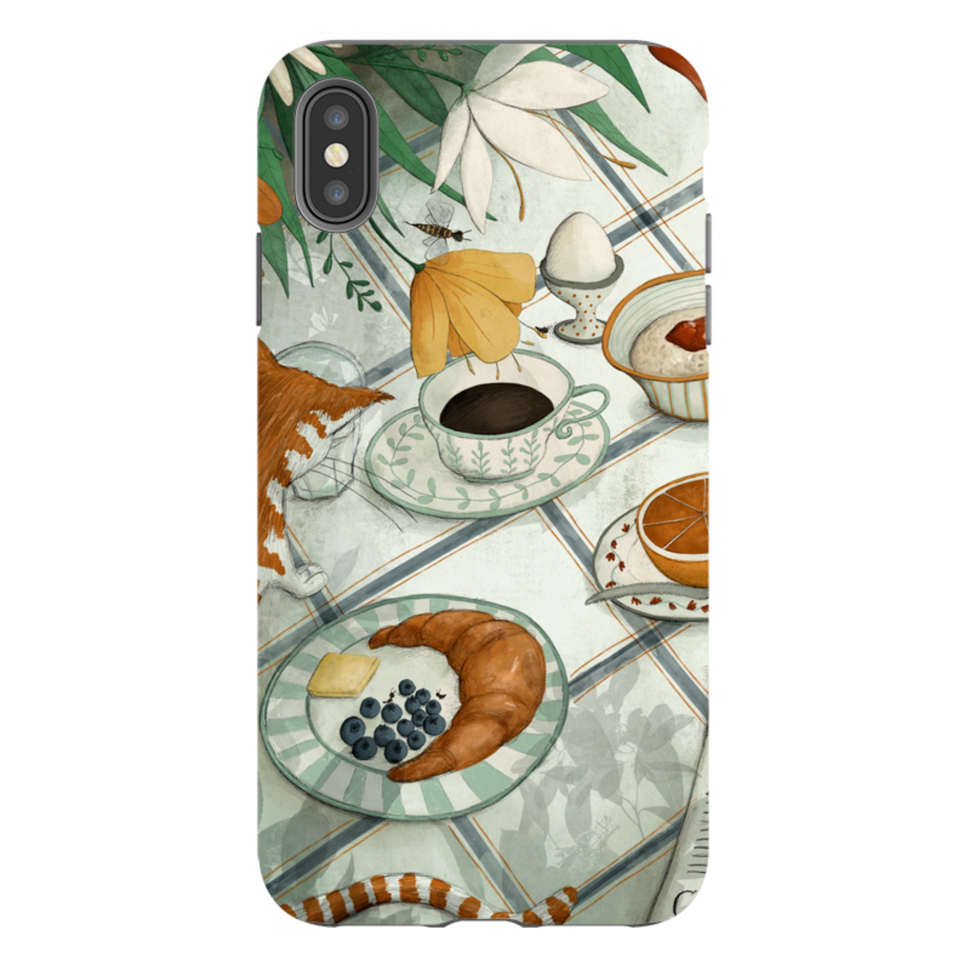 iPhone Tough Case - Hungry Friends By Maja Lindberg