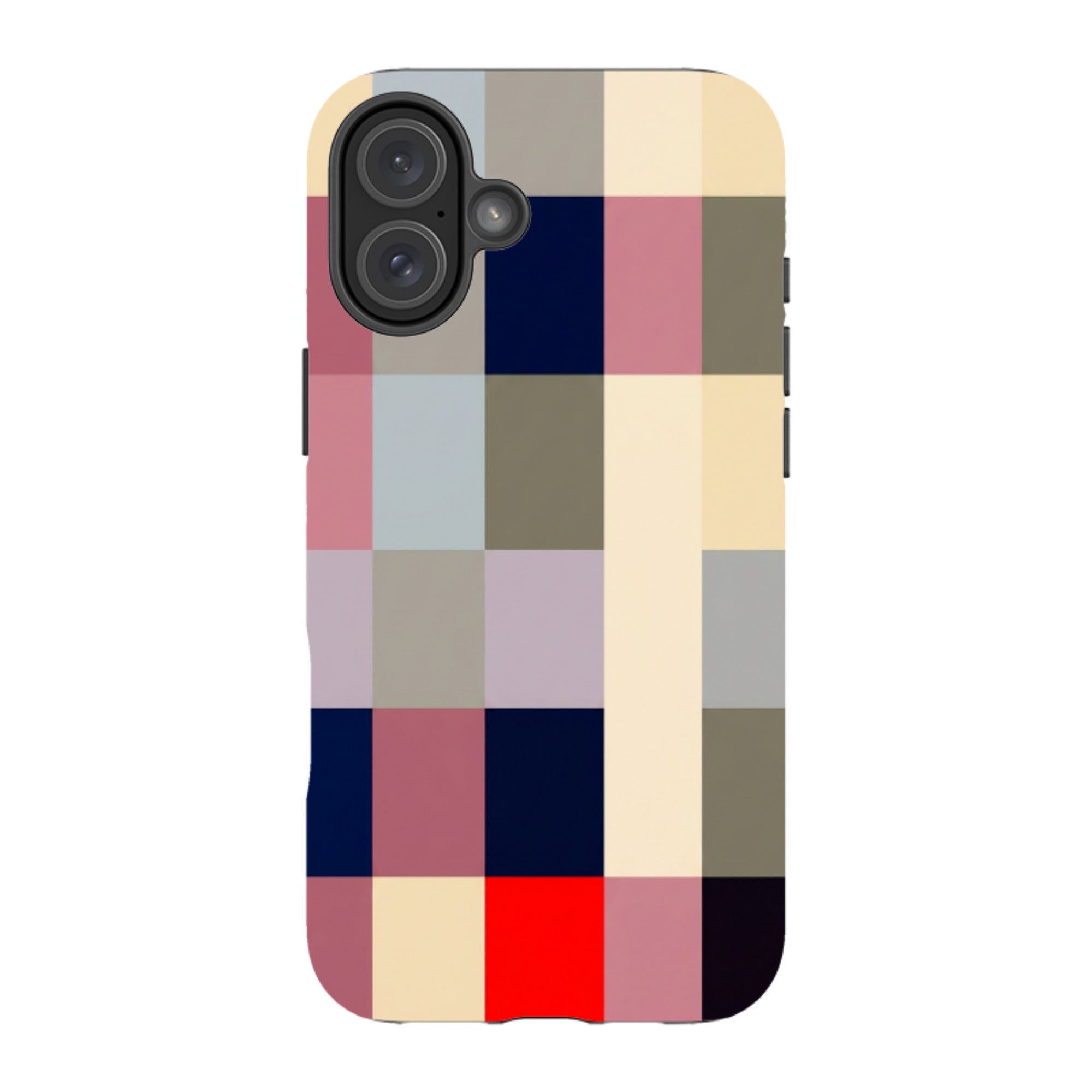 iPhone Tough Case - Retro Plaid