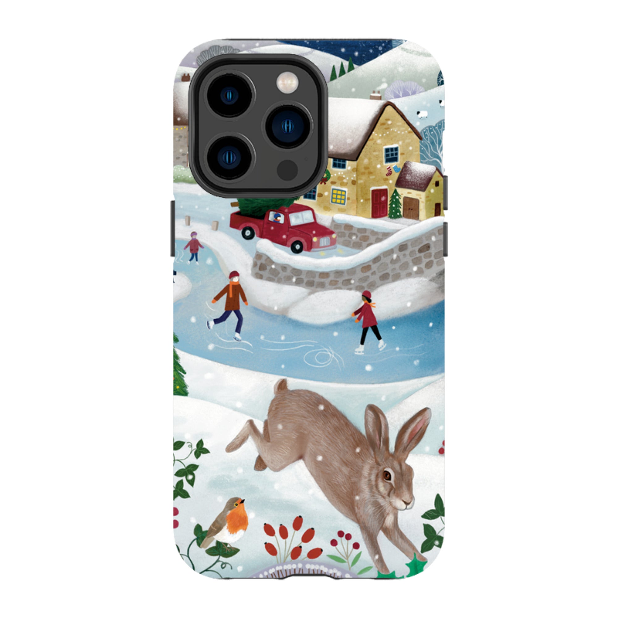 iPhone Tough Case - Advent Rabbit By Bex Parkin