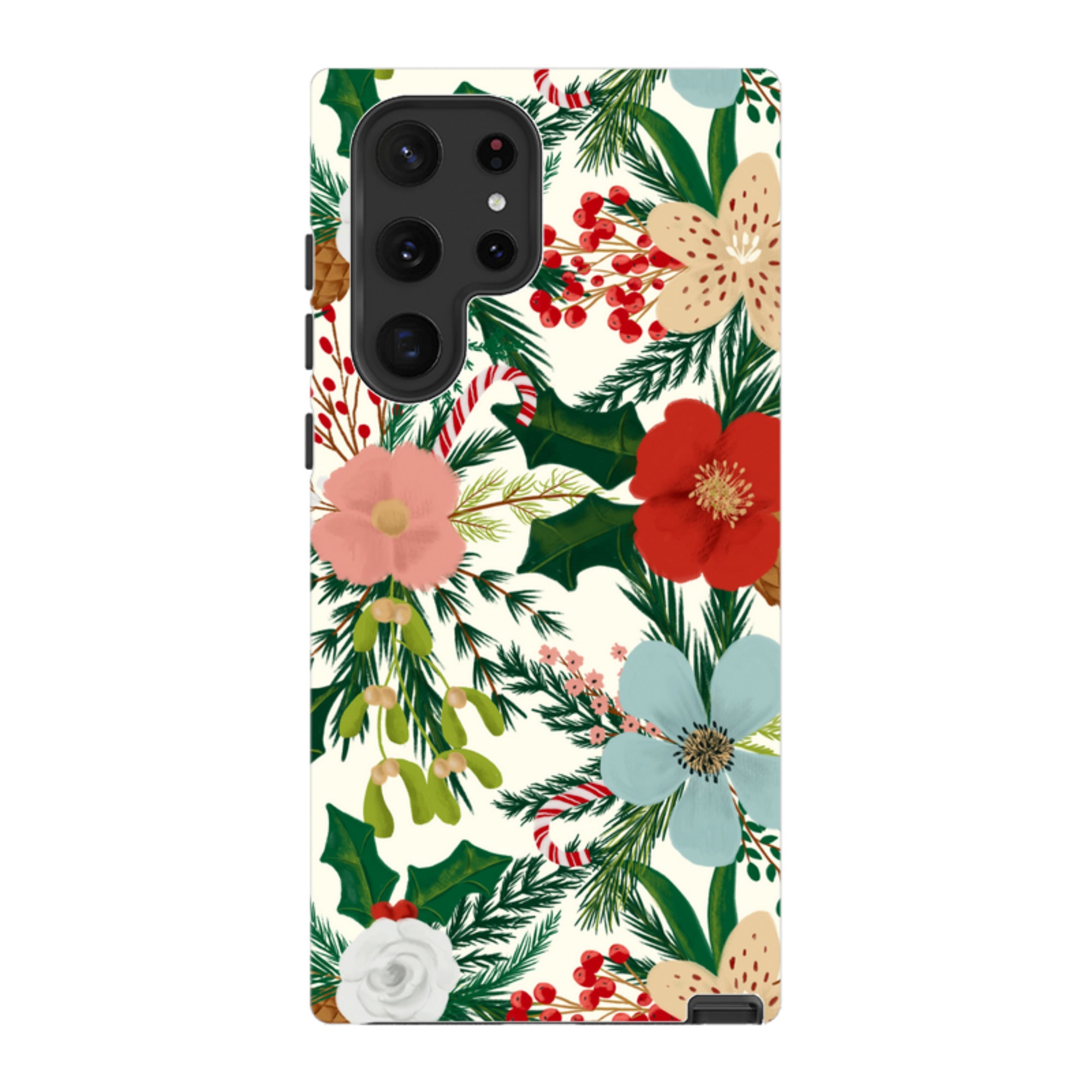 Samsung Tough Case - Christmas Florals By Abby Jacobs