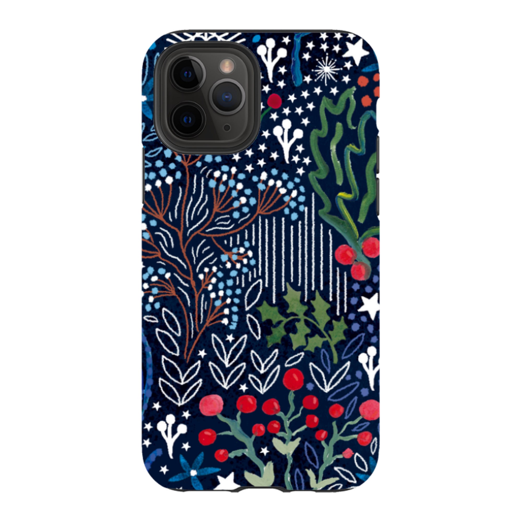 iPhone Tough Case - Winter Flowers II By Emma Frances Grant