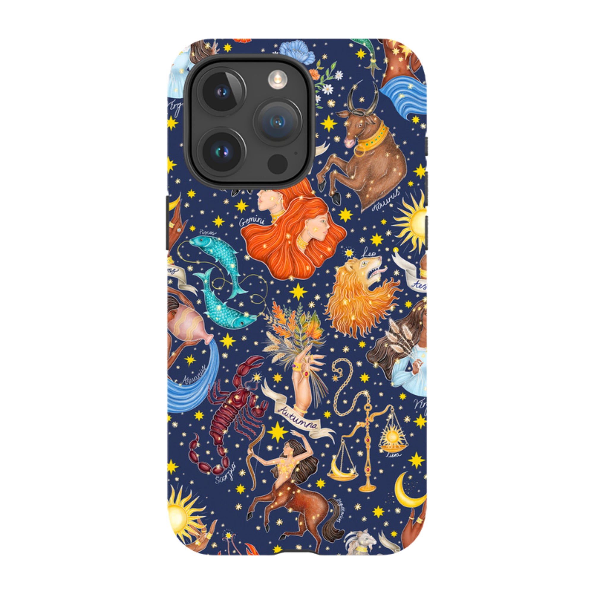 iPhone Tough Case - Zodiac Composite By Catherine Rowe