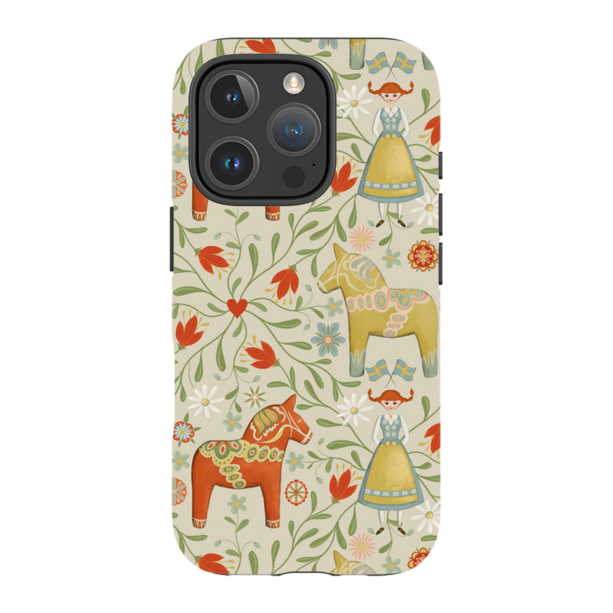 iPhone Case - Dala Horse By Maja Lindberg