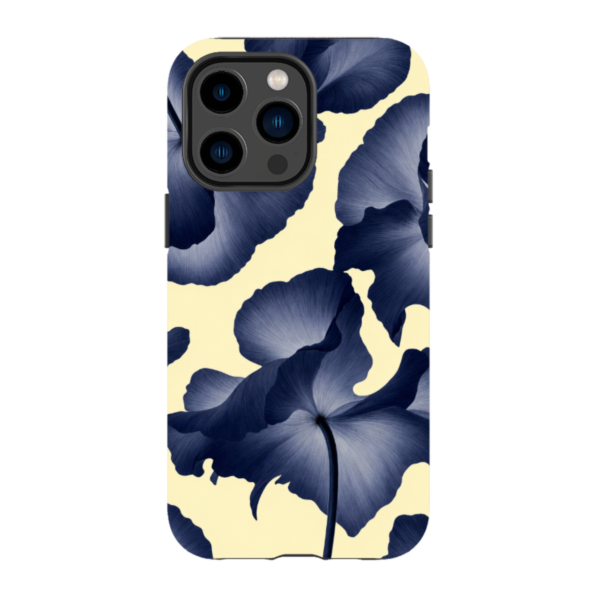 iPhone Tough Case - Navy Blue Poppy