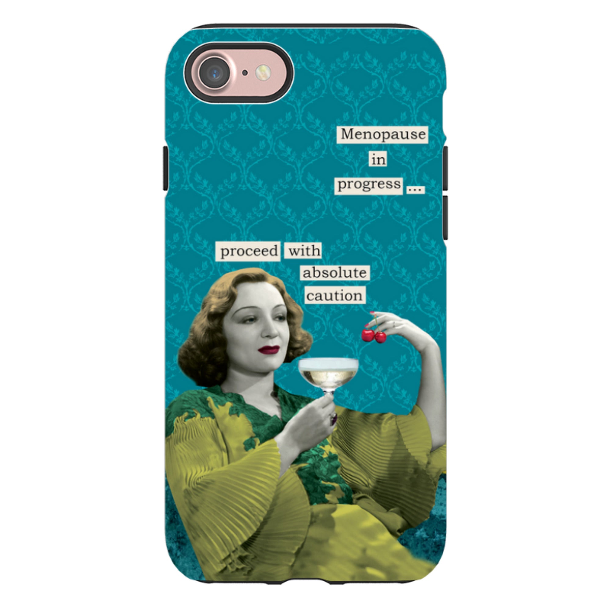 iPhone Tough Case - Menopause In Progress By Clare Jordan