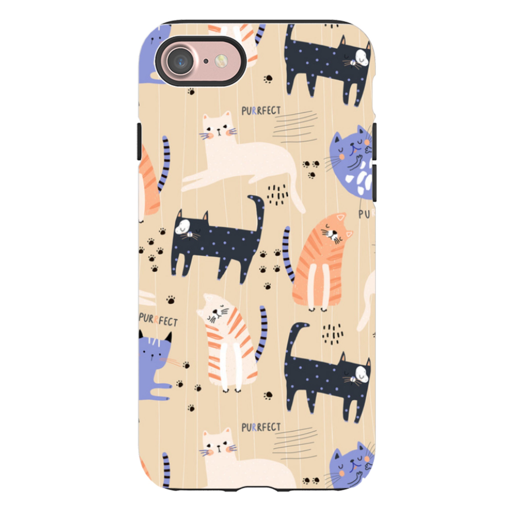 iPhone Tough Case - Purrfect