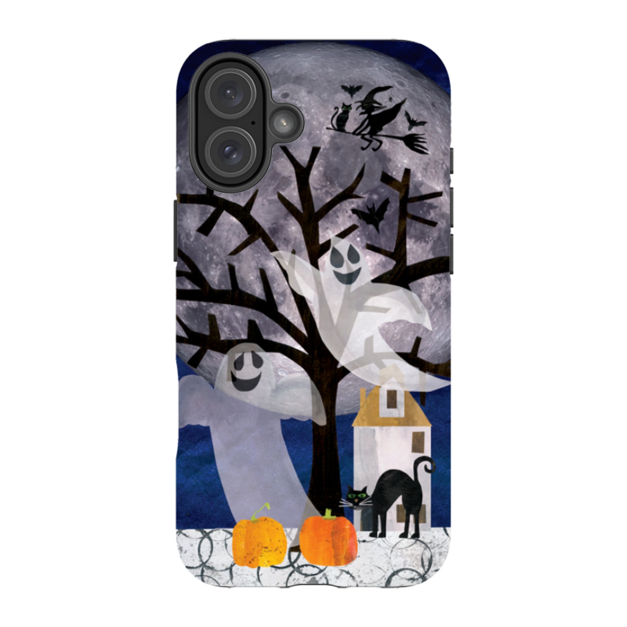 iPhone Tough Case - Halloween Moon By Tracey English