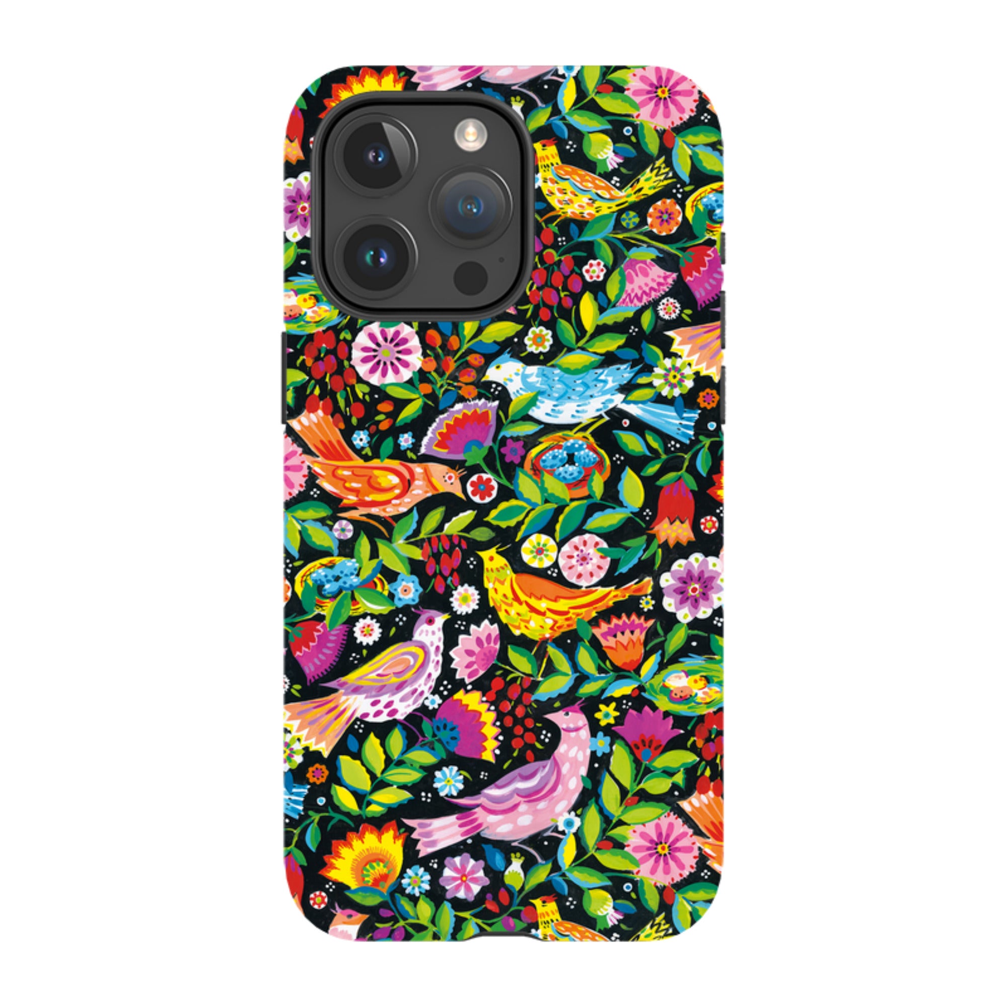 iPhone MagSafe Tough Case -  Folk Birds By Sarah Campbell