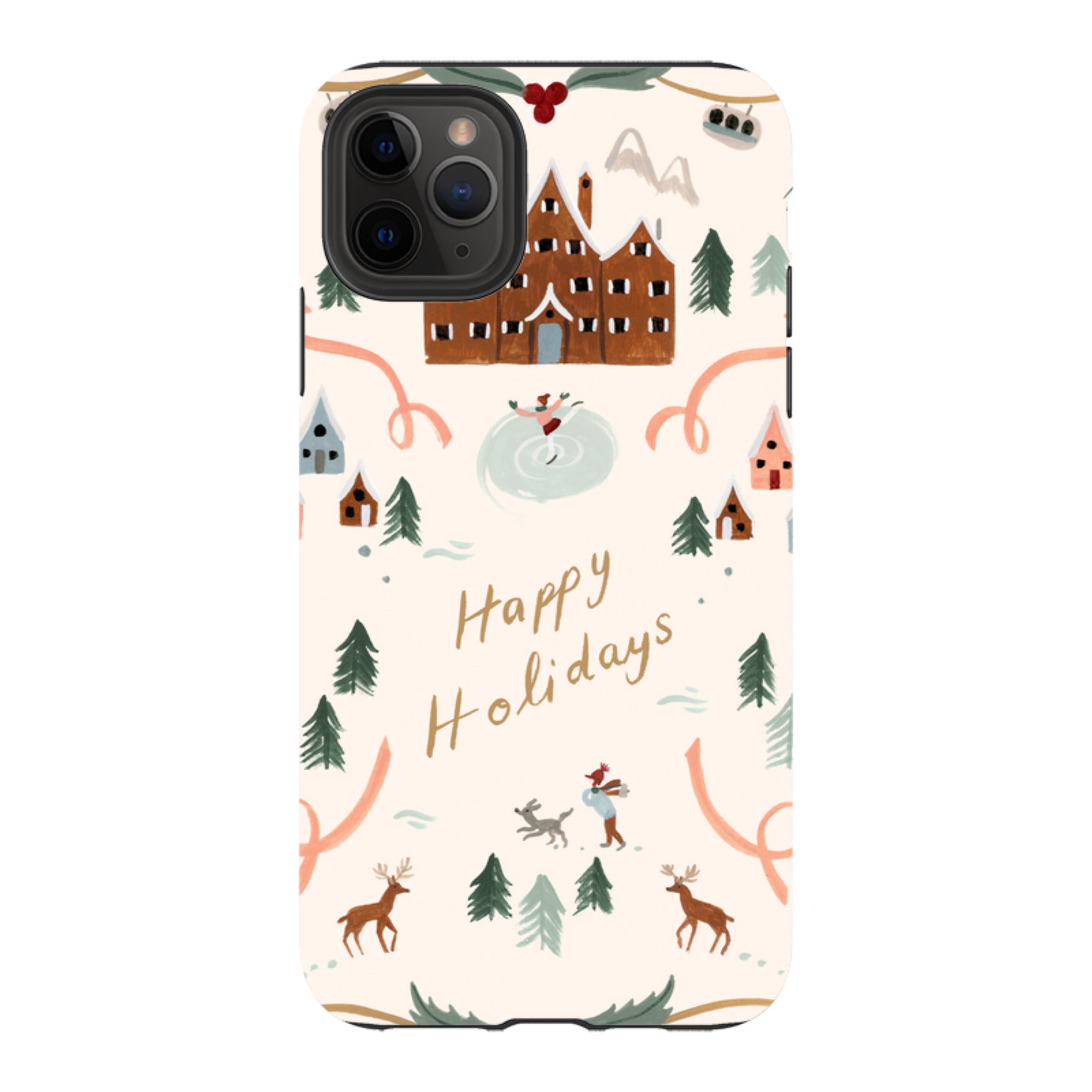 iPhone Tough Case - Happy Holidays By Bex Parkin