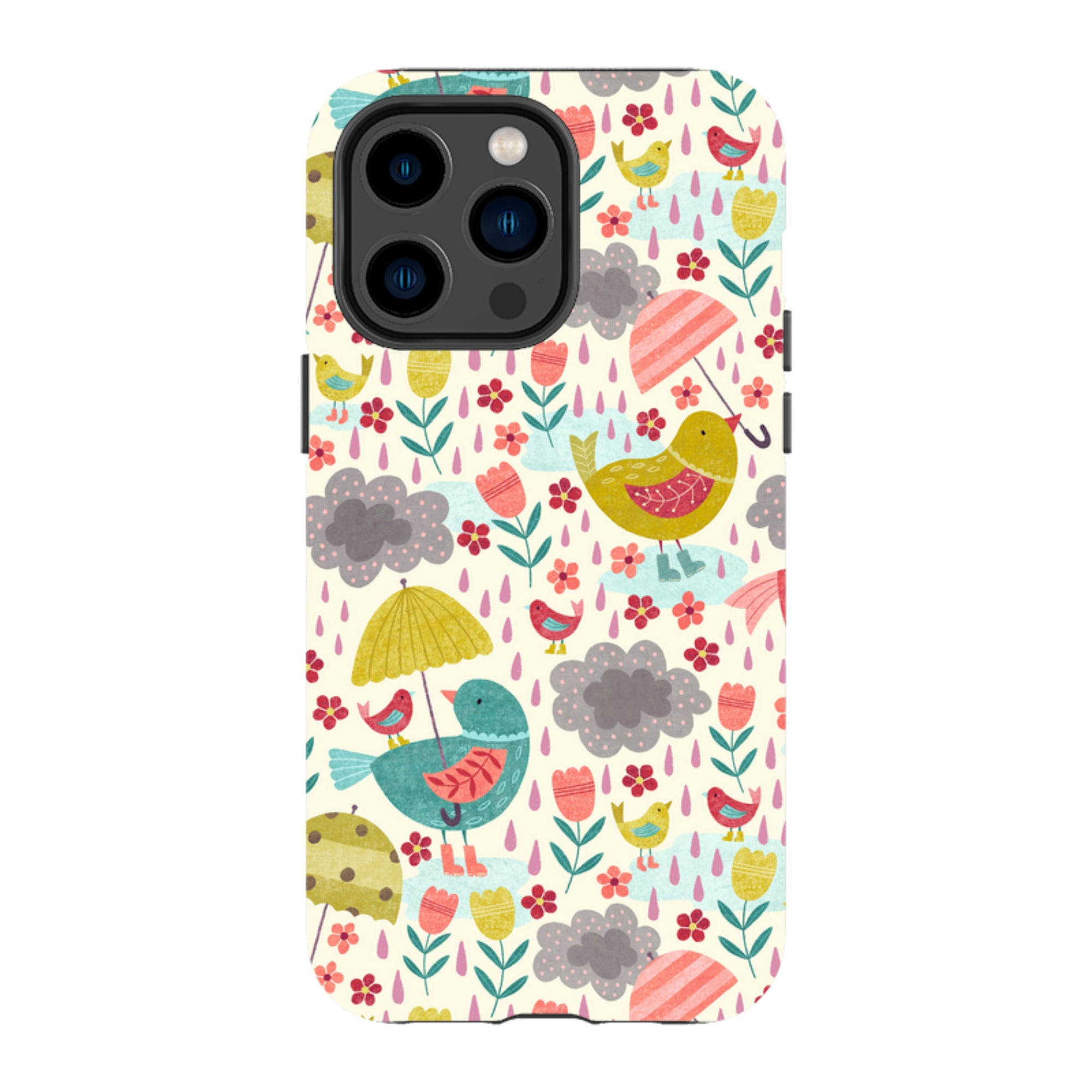 iPhone Tough Case - Rain Birds By Suzy Taylor