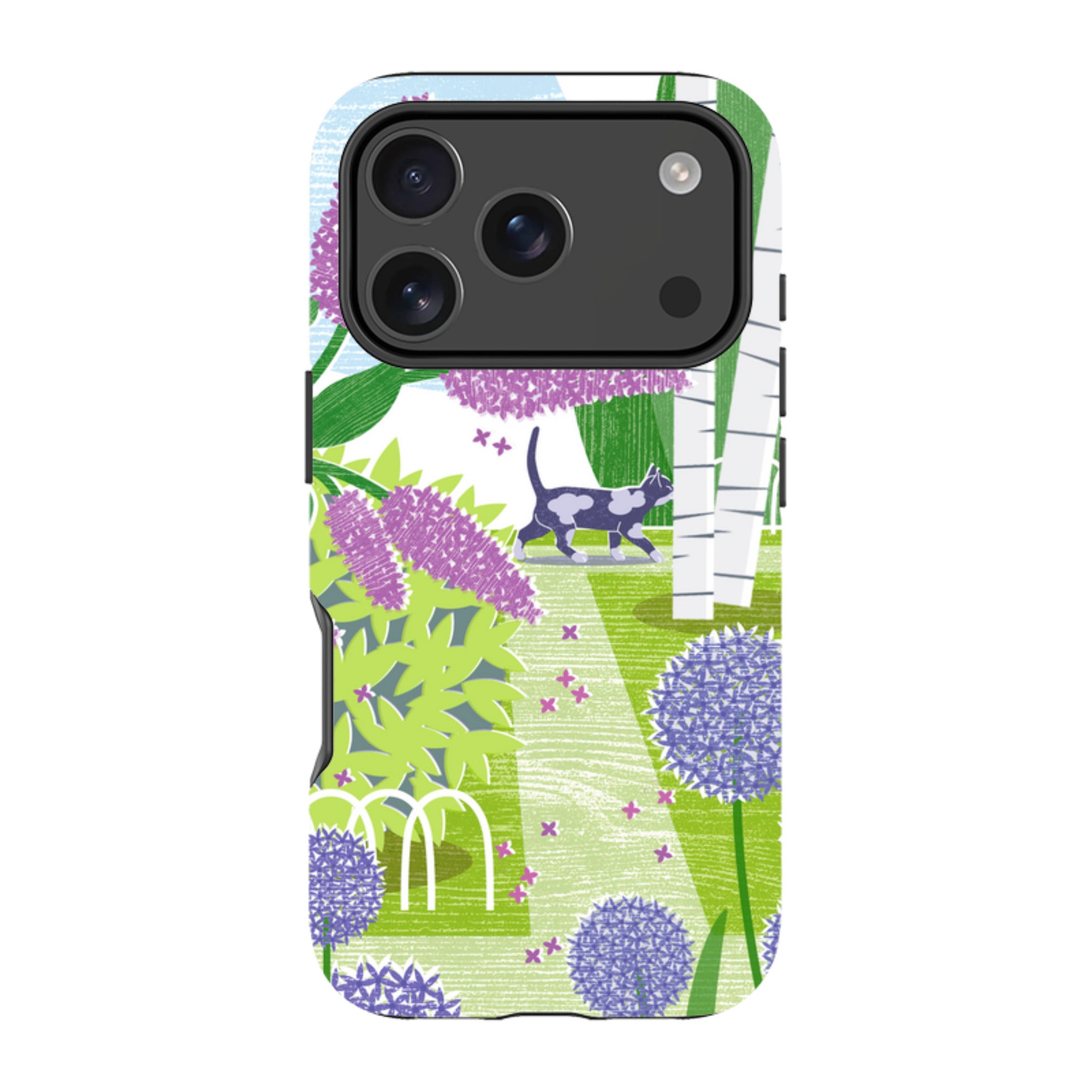 iPhone MagSafe Tough Case -  Lilac and Alliums By Liane Payne