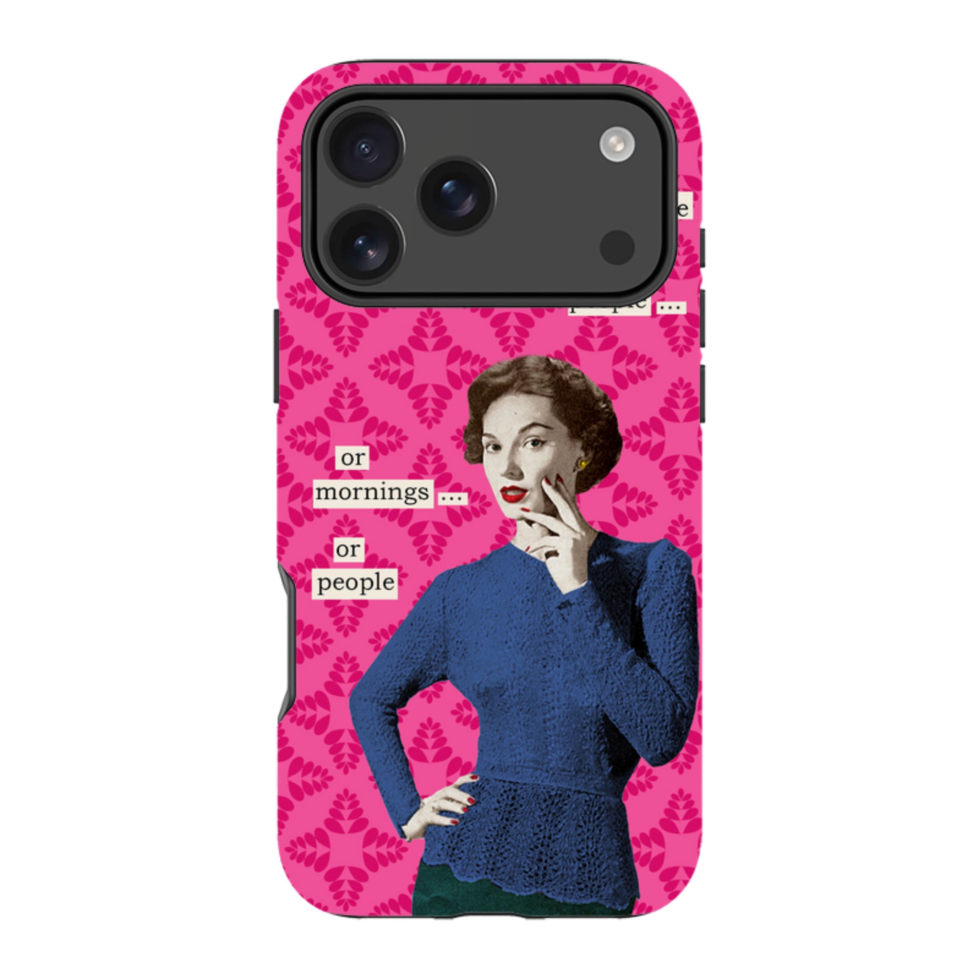 iPhone Tough Case - Morning Person By Clare Jordan