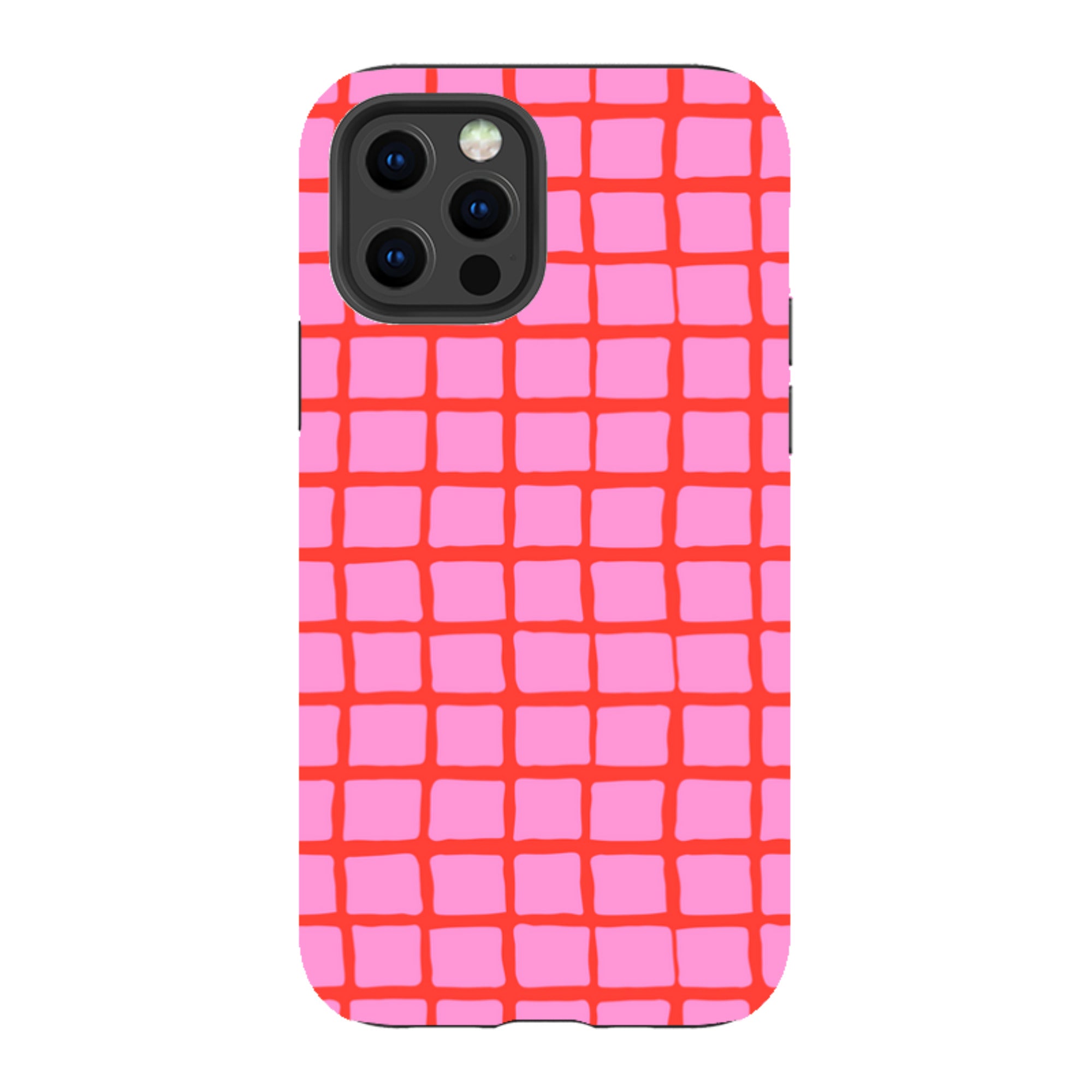 iPhone Tough Case - Pink Tiles